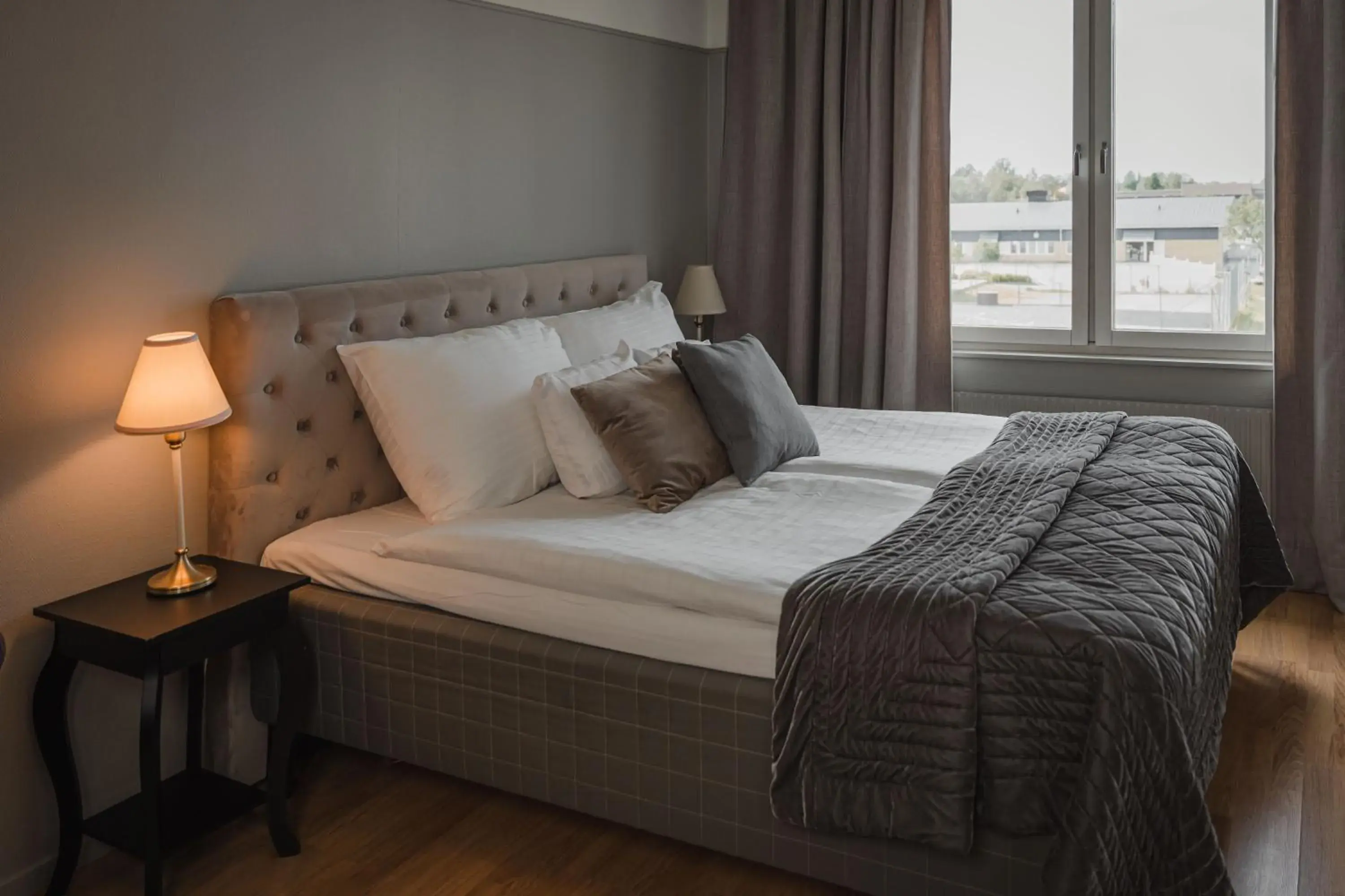 Bed in Haparanda Stadshotell Bed in Haparanda Stadshotell