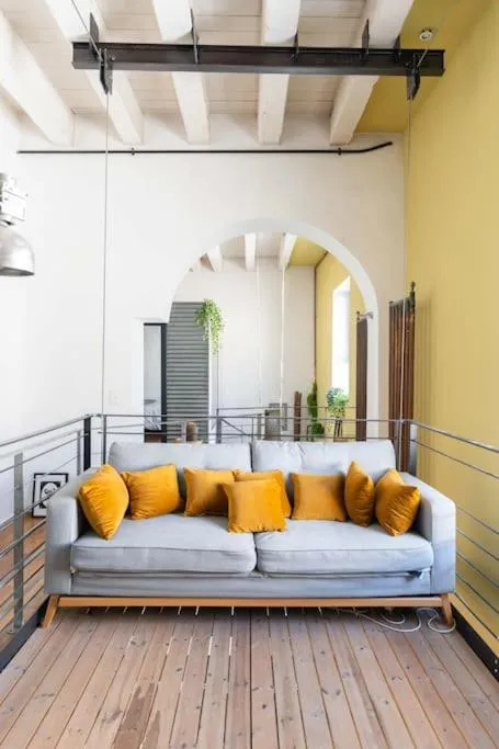 Bed in Le Loft du Vieux-Port - St Victor