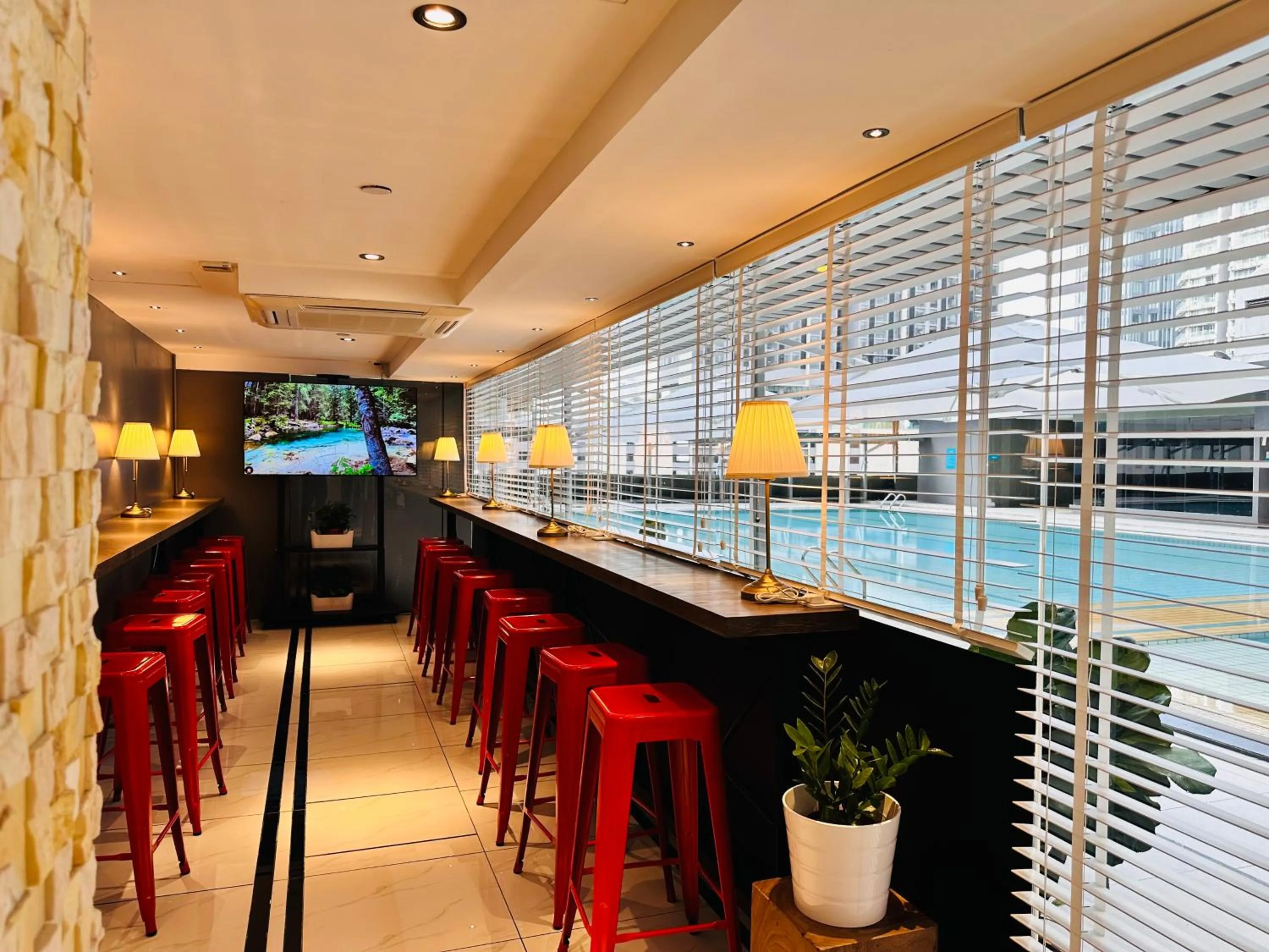 Pool view in The Bed Bukit Bintang