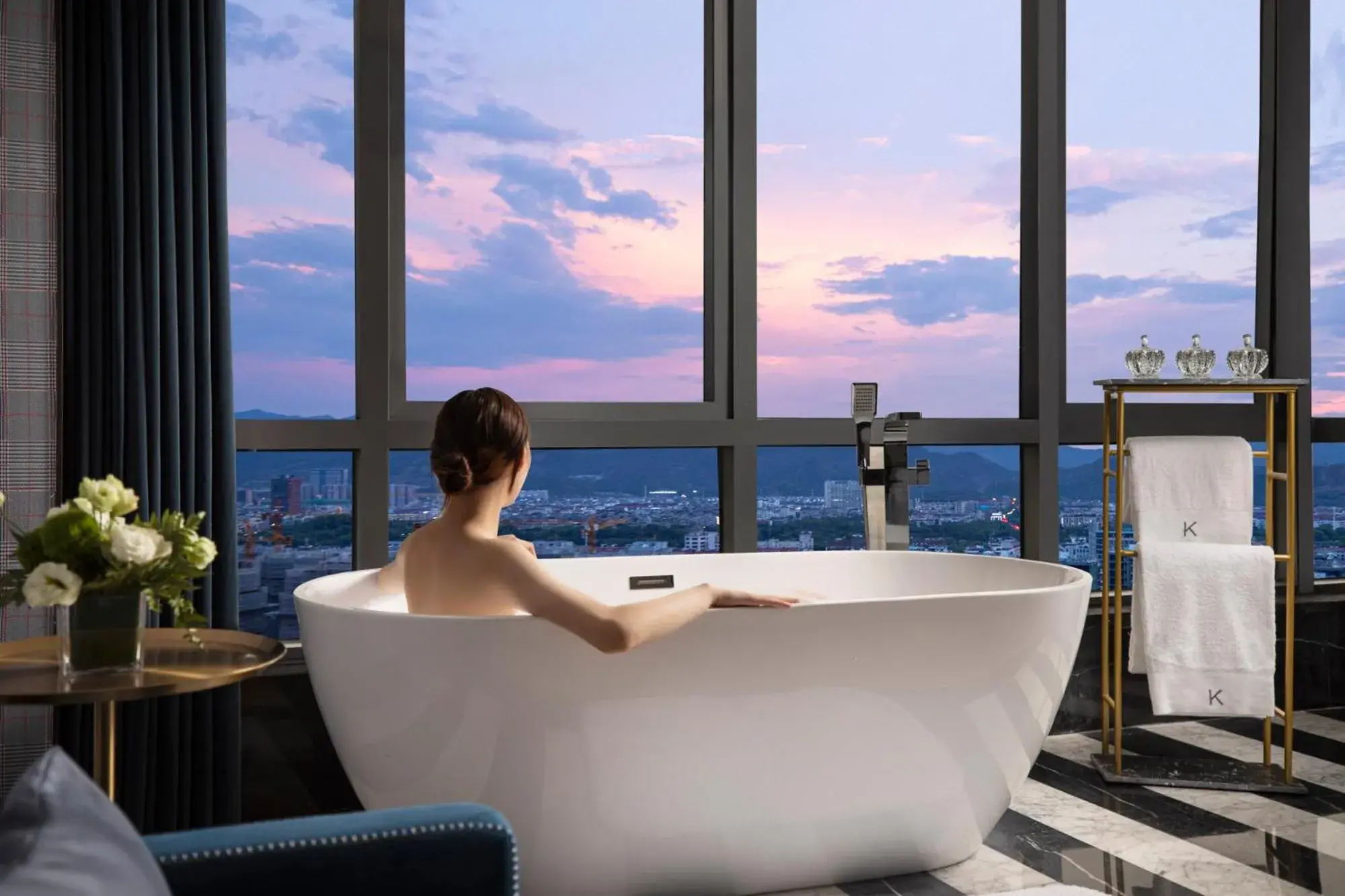 Deluxe Room with Panoramic View in Yiwu Kaison K Hotel Deluxe Room with Panoramic View in Yiwu Kaison K Hotel