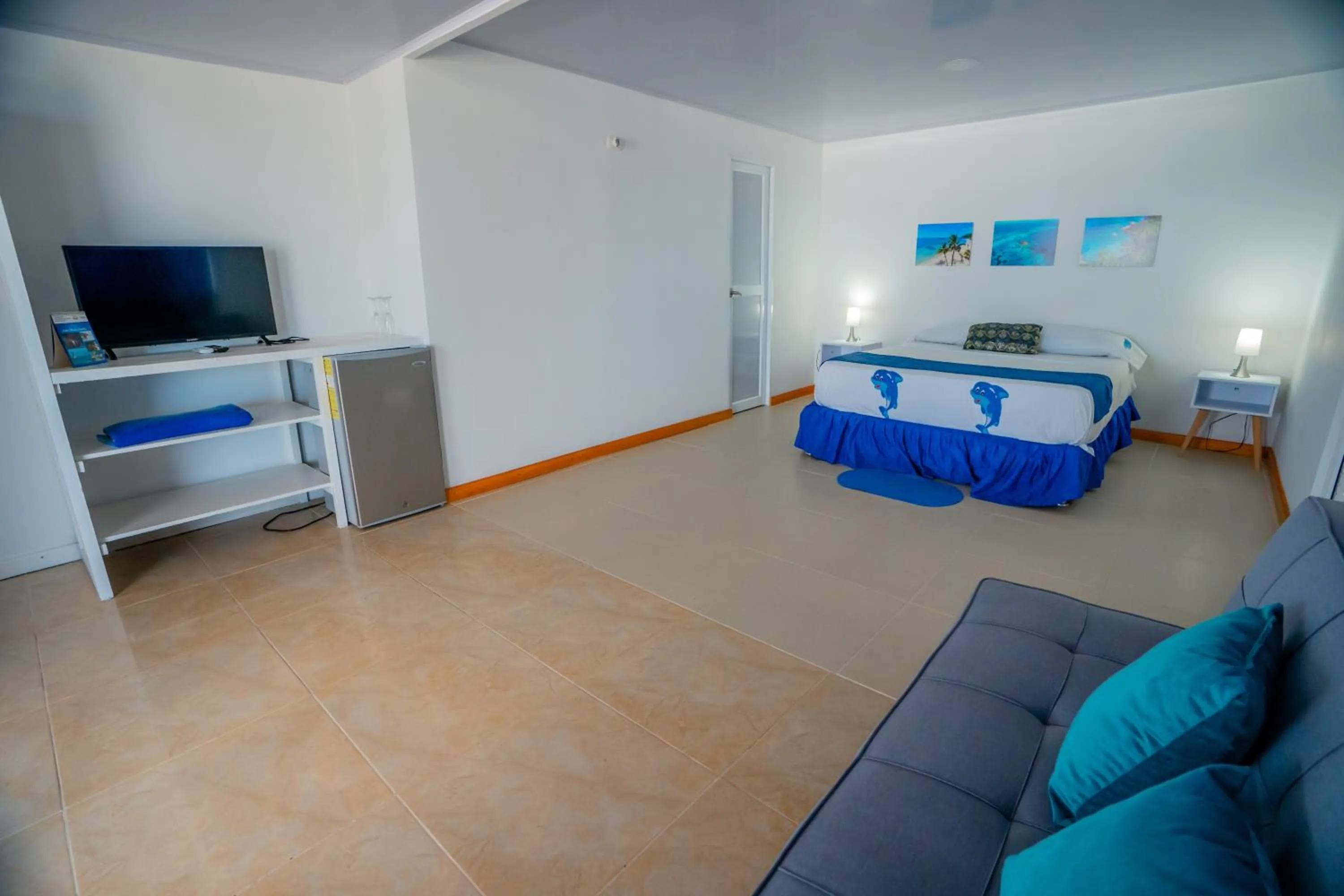 Bed in Hotel El Pirata Morgan