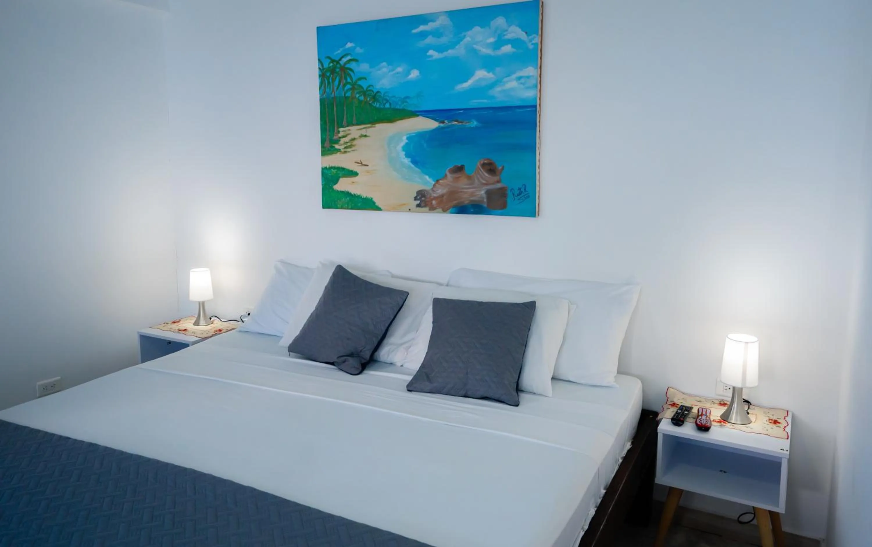 Bed in Hotel El Pirata Morgan