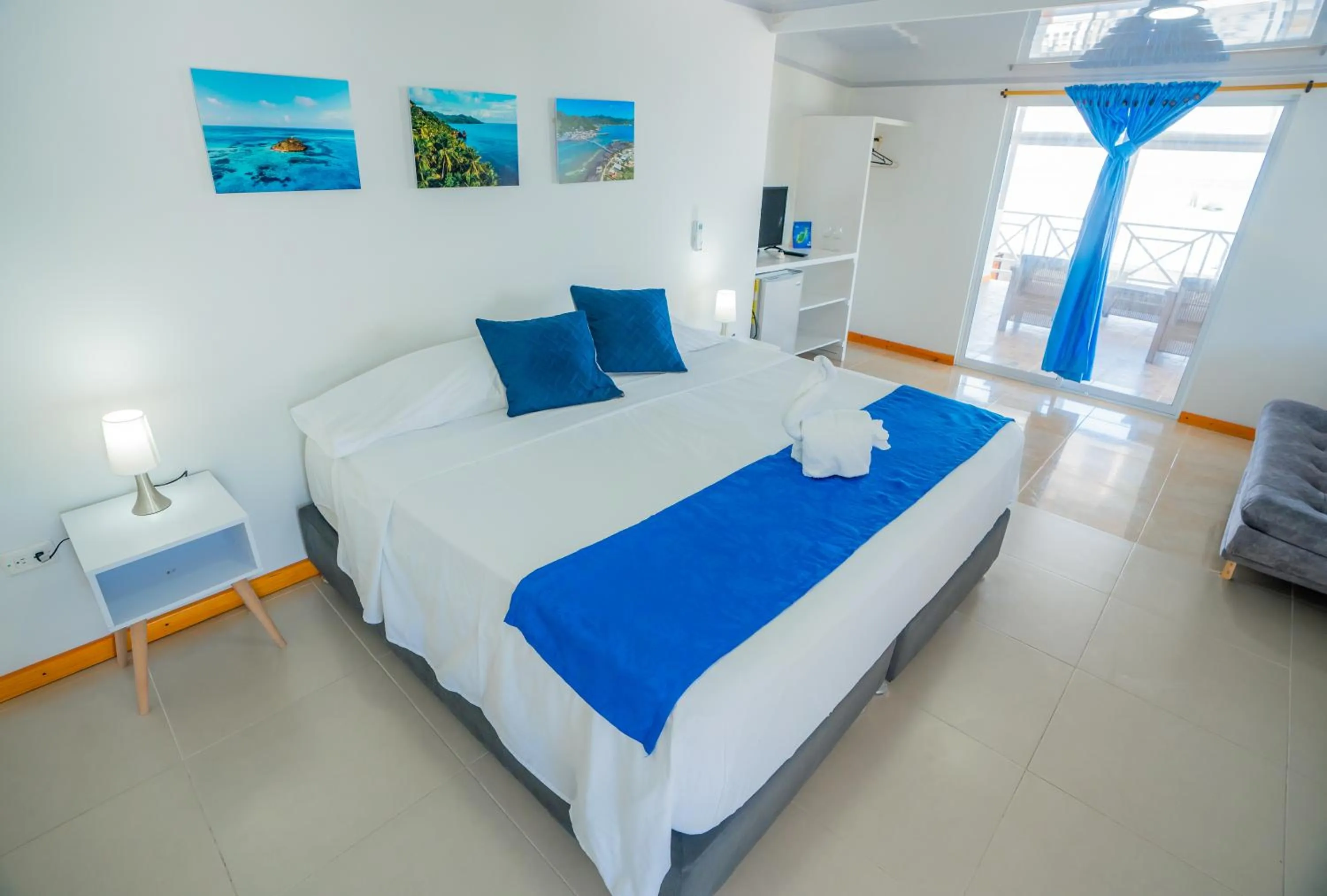 Bed in Hotel El Pirata Morgan