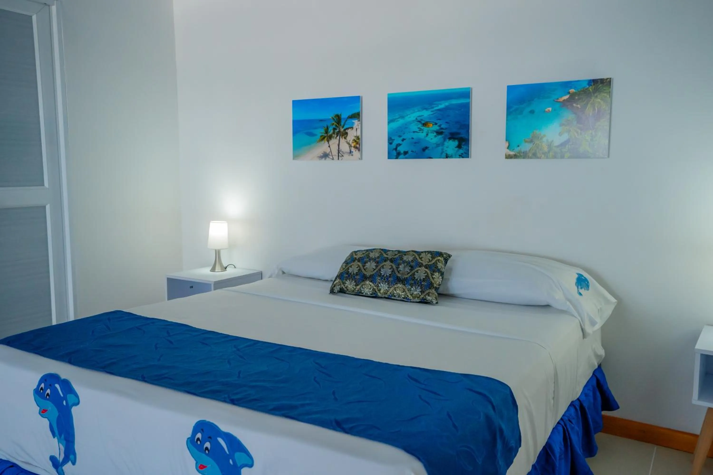 Bed in Hotel El Pirata Morgan