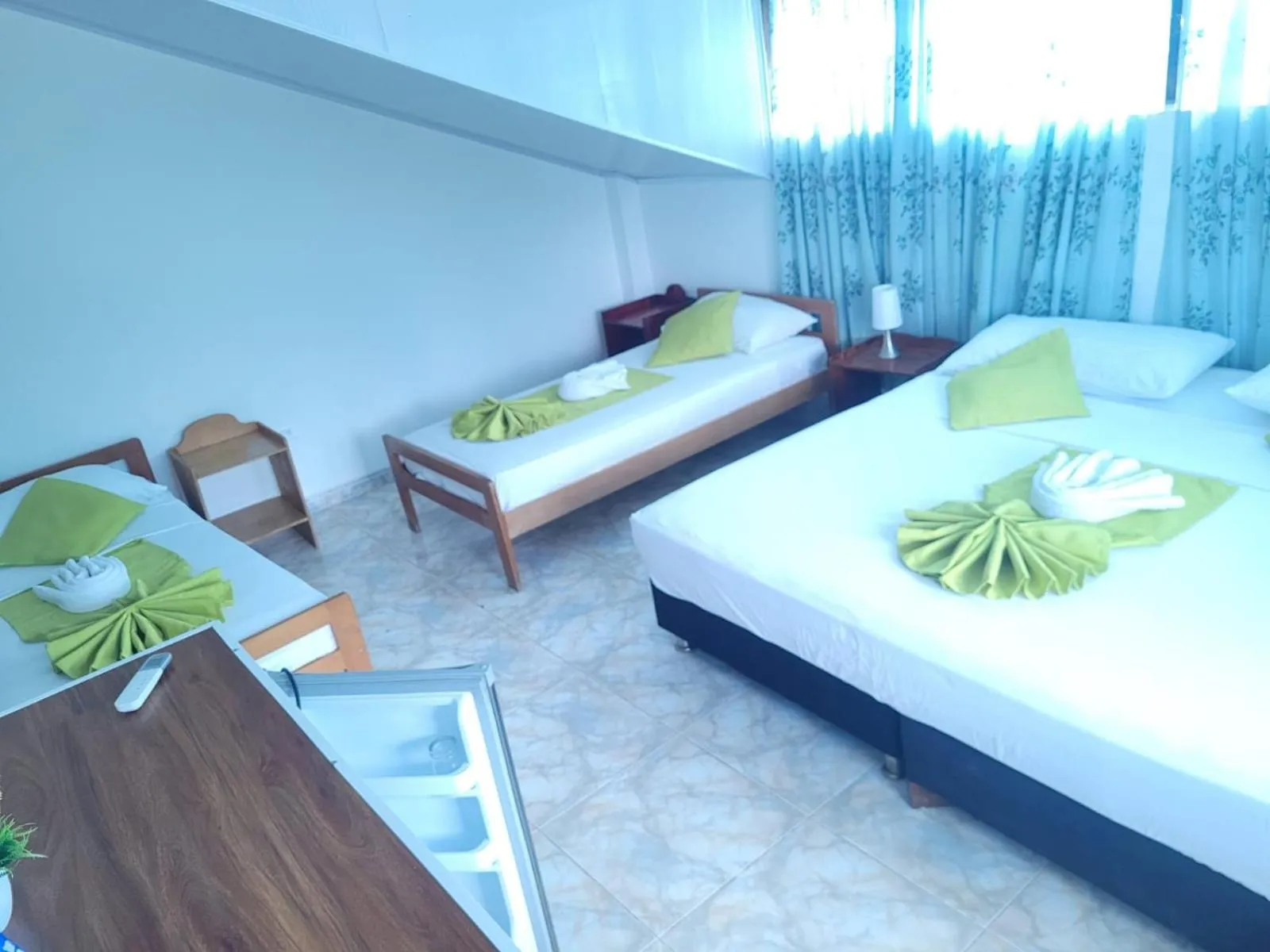 Bed in Hotel El Pirata Morgan