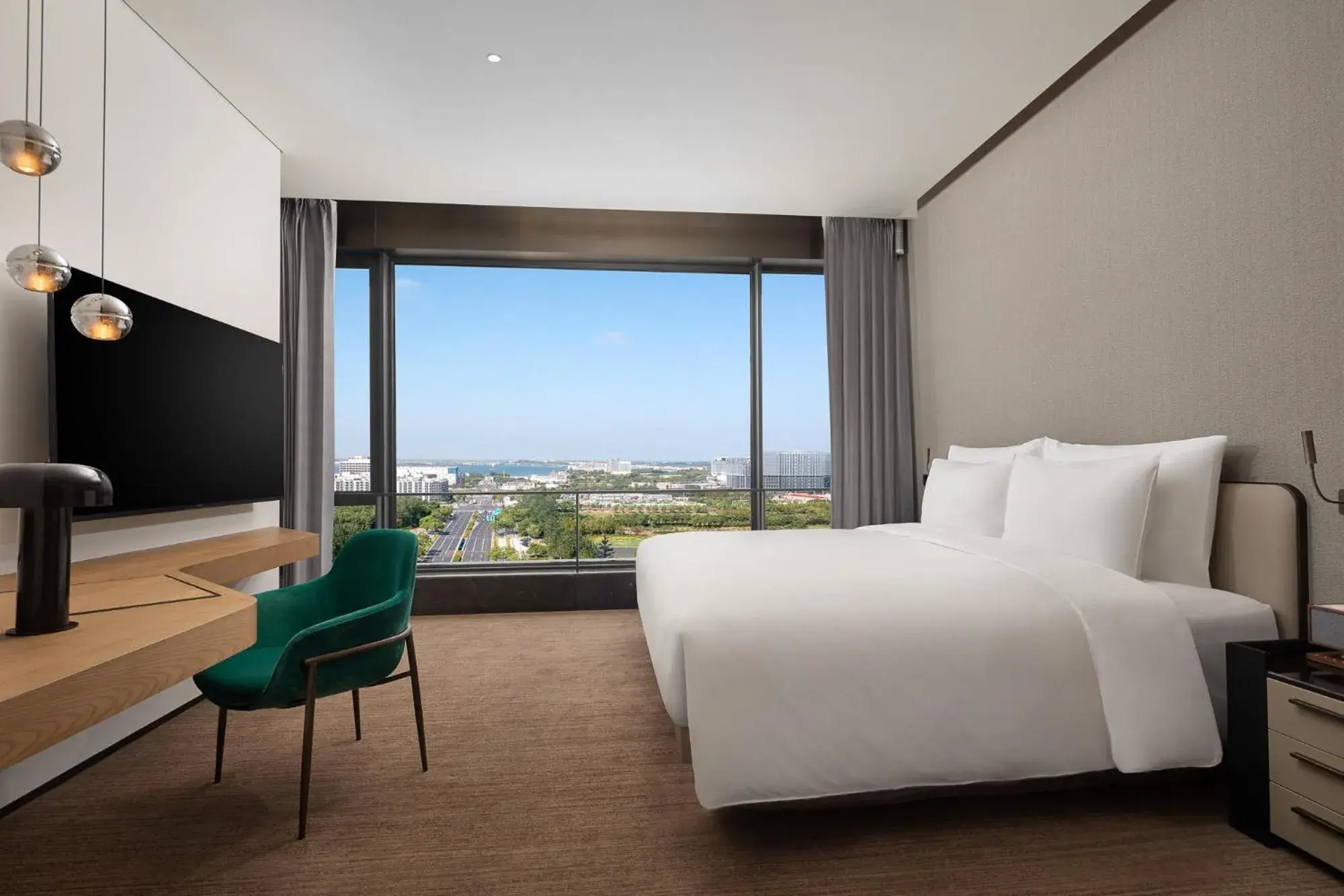 Bedroom, Bed in Radisson Collection Lingang Shanghai Bedroom, Bed in Radisson Collection Lingang Shanghai