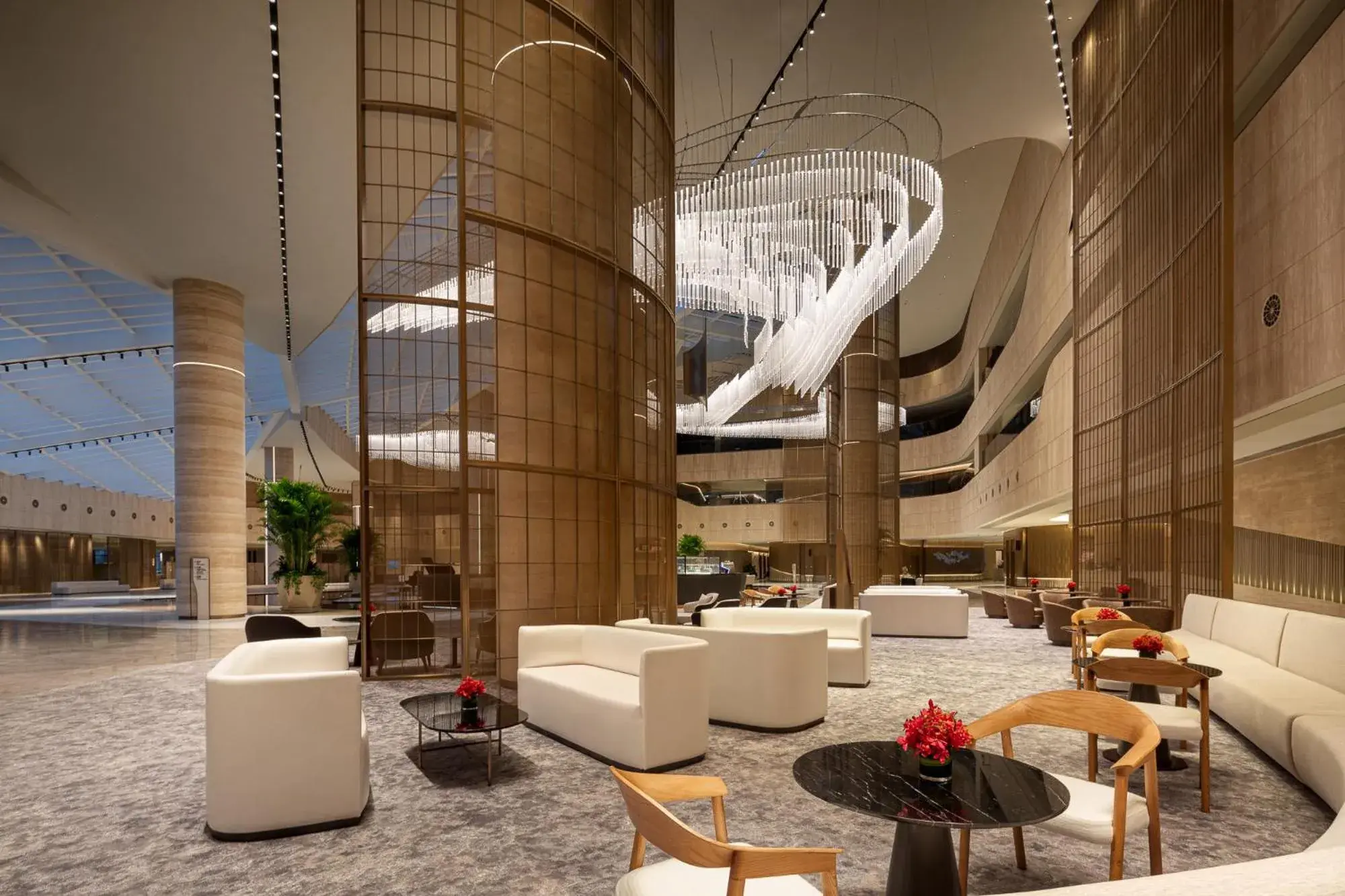 Lobby or reception in Radisson Collection Lingang Shanghai Lobby or reception in Radisson Collection Lingang Shanghai