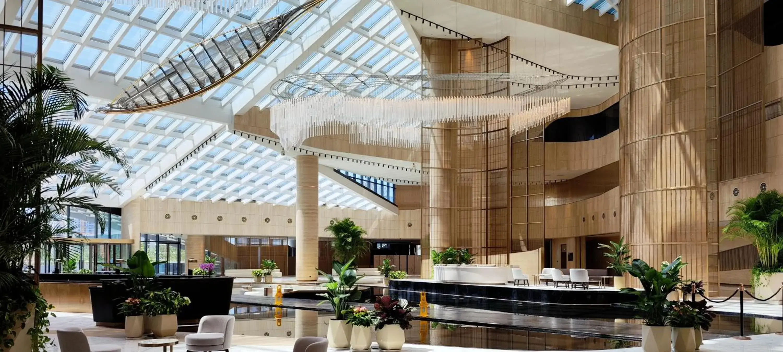 Lobby or reception in Radisson Collection Lingang Shanghai Lobby or reception in Radisson Collection Lingang Shanghai