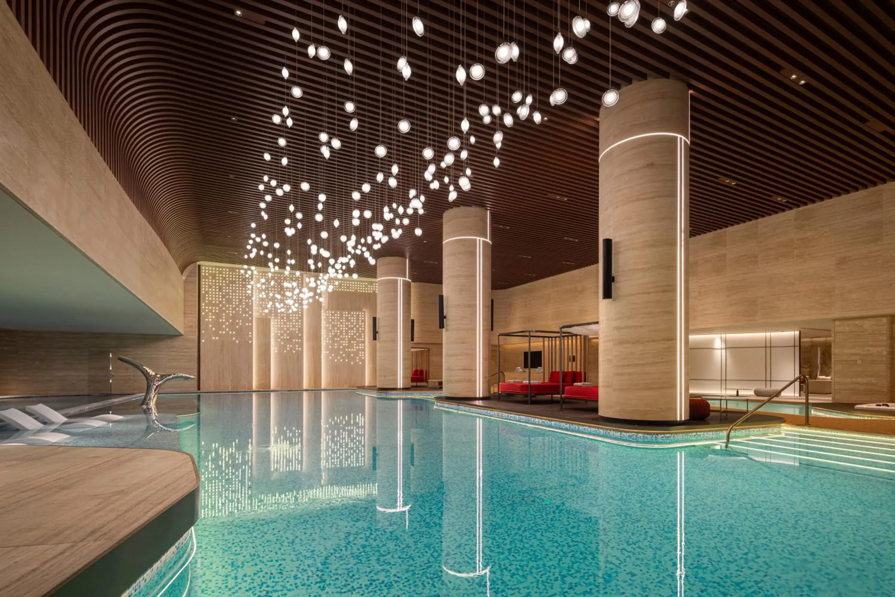 Swimming pool in Radisson Collection Lingang Shanghai Swimming pool in Radisson Collection Lingang Shanghai