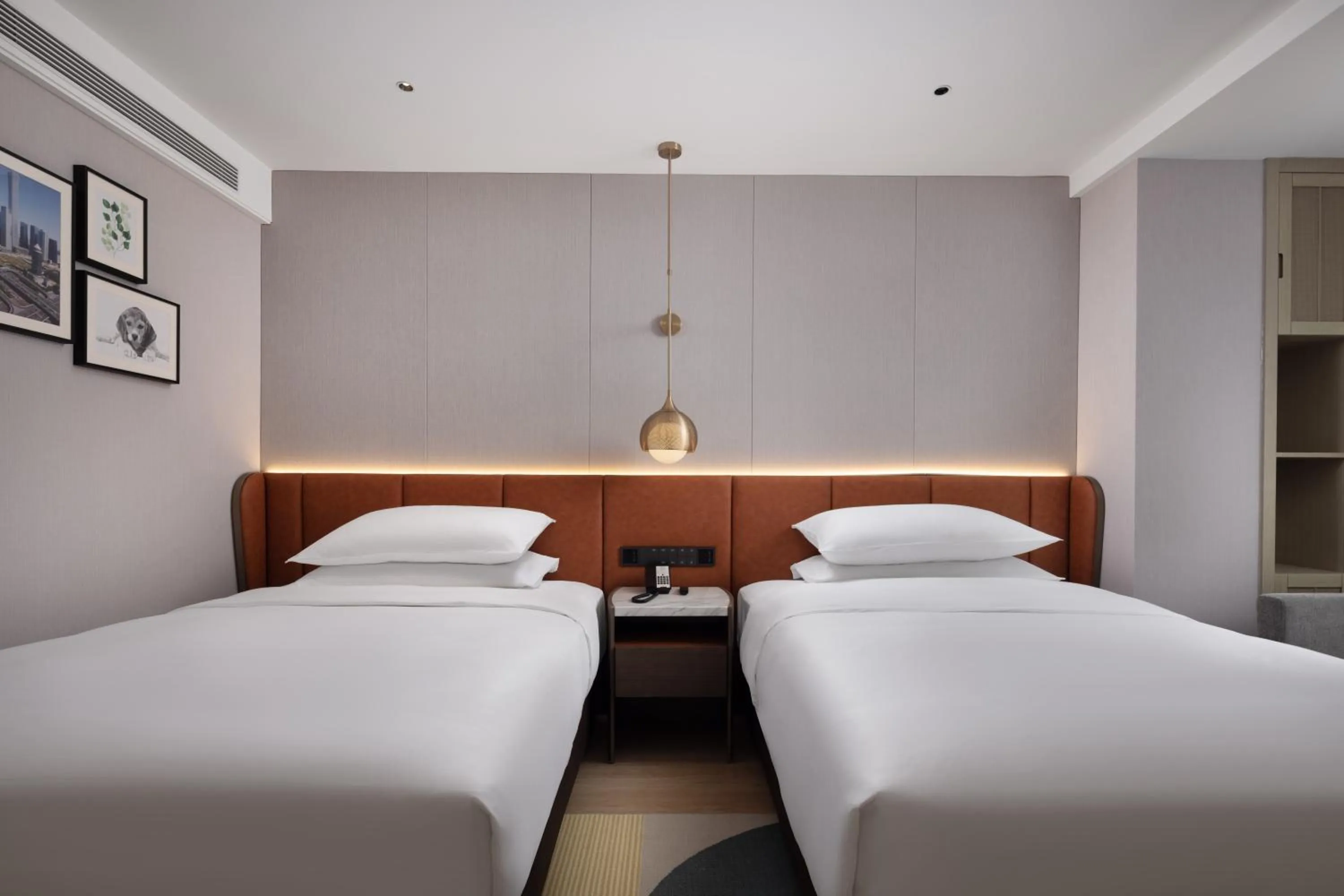 Bedroom, Bed in Home2 Suites by Hilton Beijing West Station