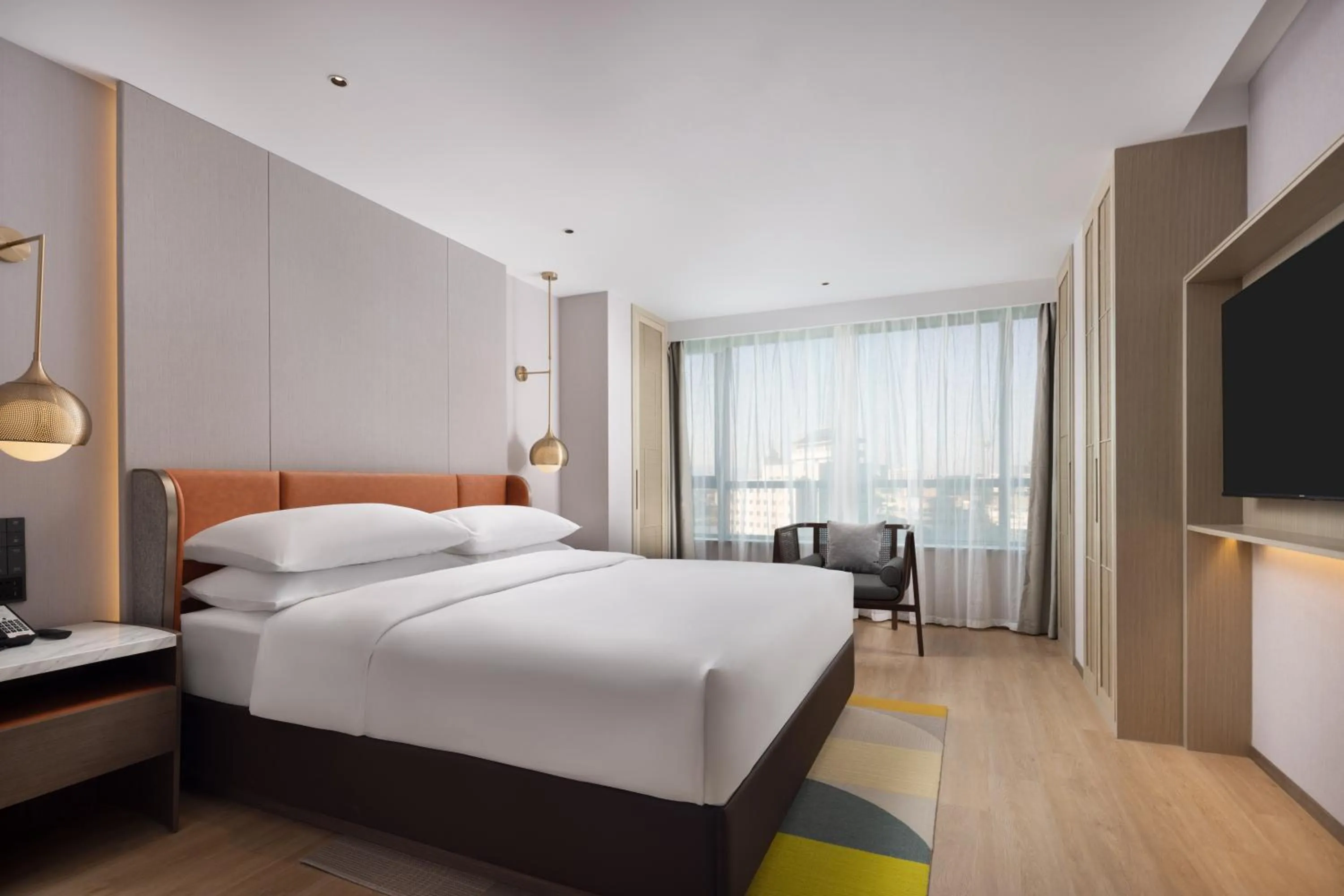 Bed in Home2 Suites by Hilton Beijing West Station