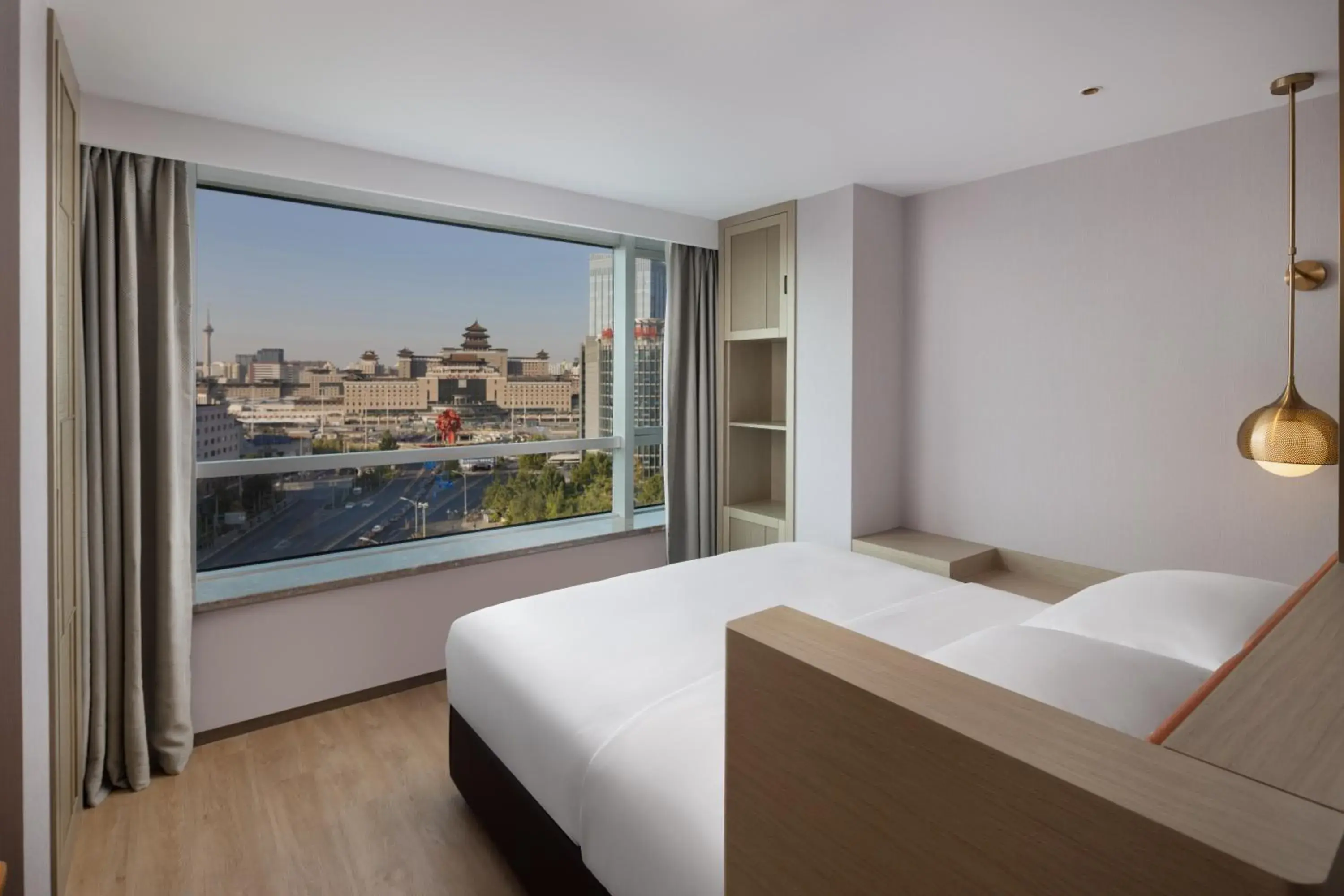 Photo of the whole room, Bed in Home2 Suites by Hilton Beijing West Station Photo of the whole room, Bed in Home2 Suites by Hilton Beijing West Station