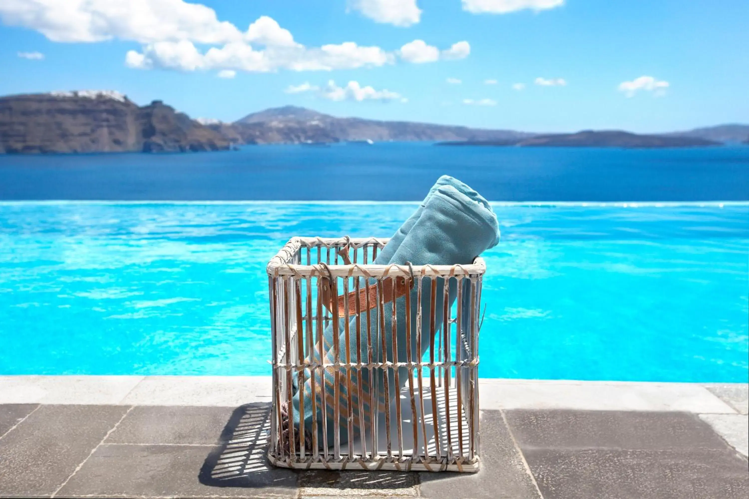 Sea view in Santorini Secret Suites & Spa, Small Luxury Hotels of the World Sea view in Santorini Secret Suites & Spa, Small Luxury Hotels of the World