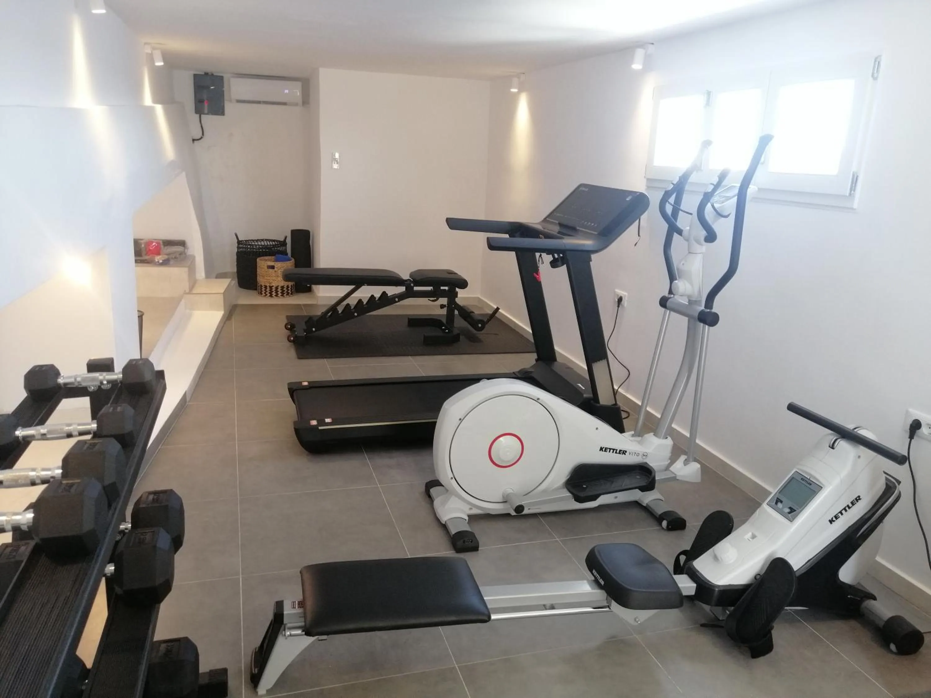 Fitness centre/facilities in Santorini Secret Suites & Spa, Small Luxury Hotels of the World
