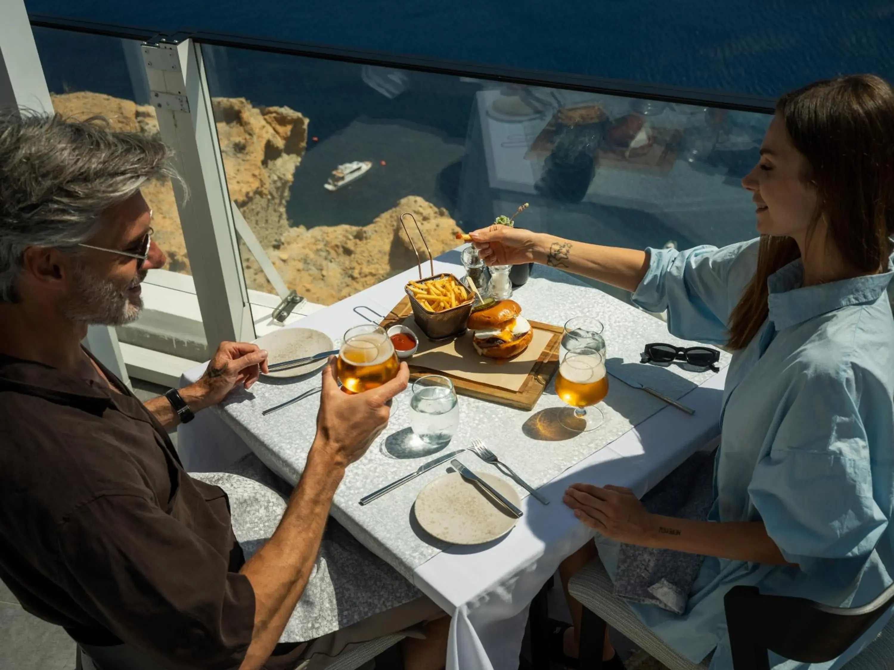 Breakfast in Santorini Secret Suites & Spa, Small Luxury Hotels of the World Breakfast in Santorini Secret Suites & Spa, Small Luxury Hotels of the World