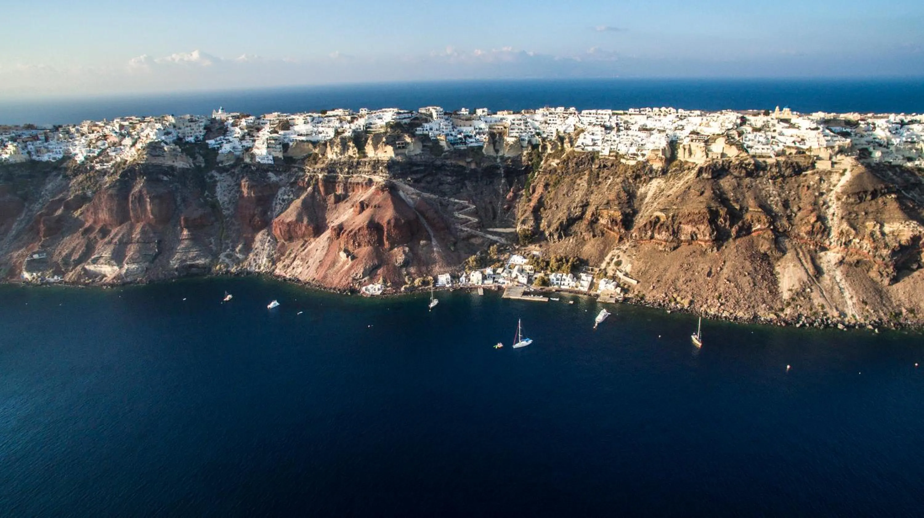 Bird's eye view in Santorini Secret Suites & Spa, Small Luxury Hotels of the World