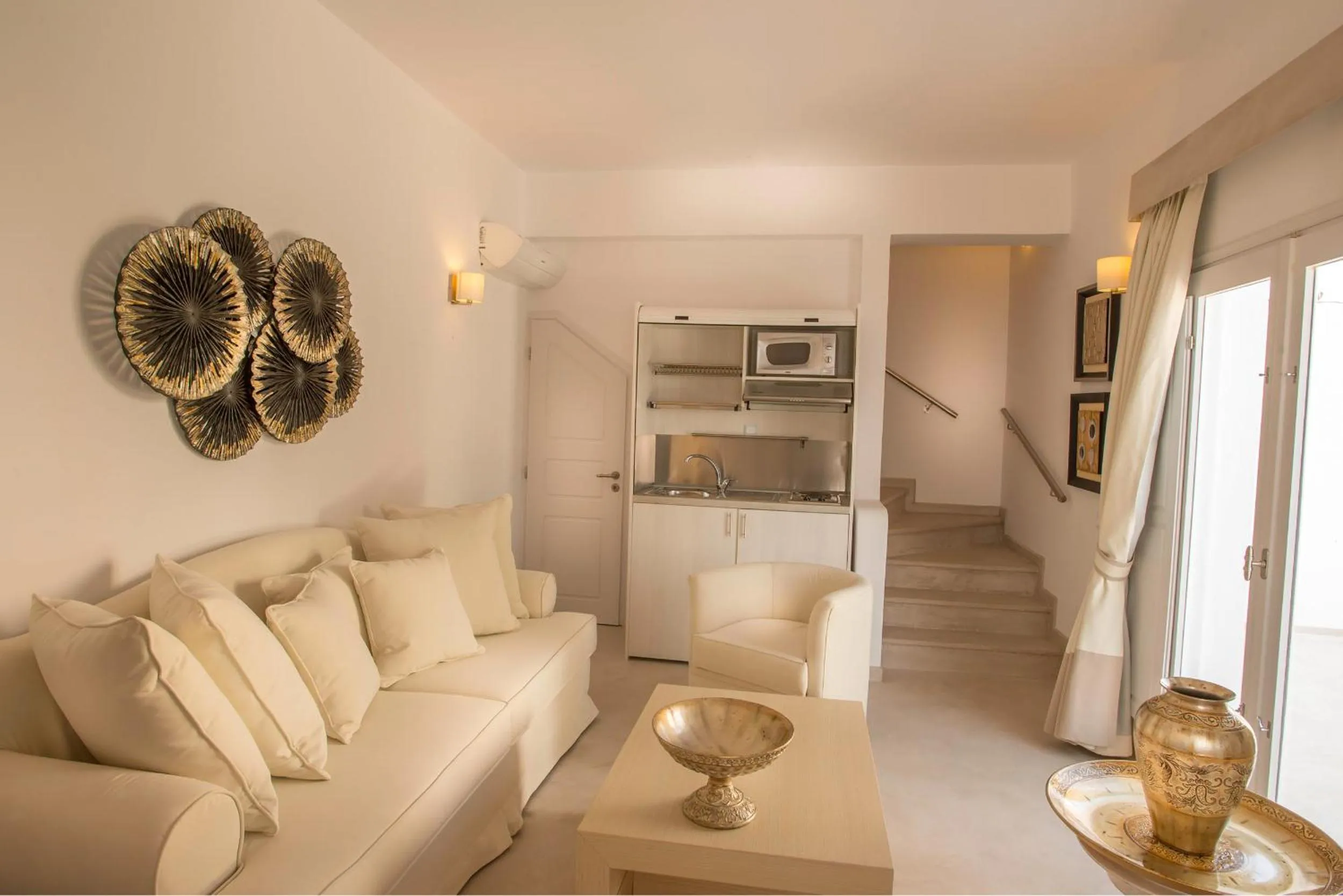 Kitchen or kitchenette in Santorini Secret Suites & Spa, Small Luxury Hotels of the World