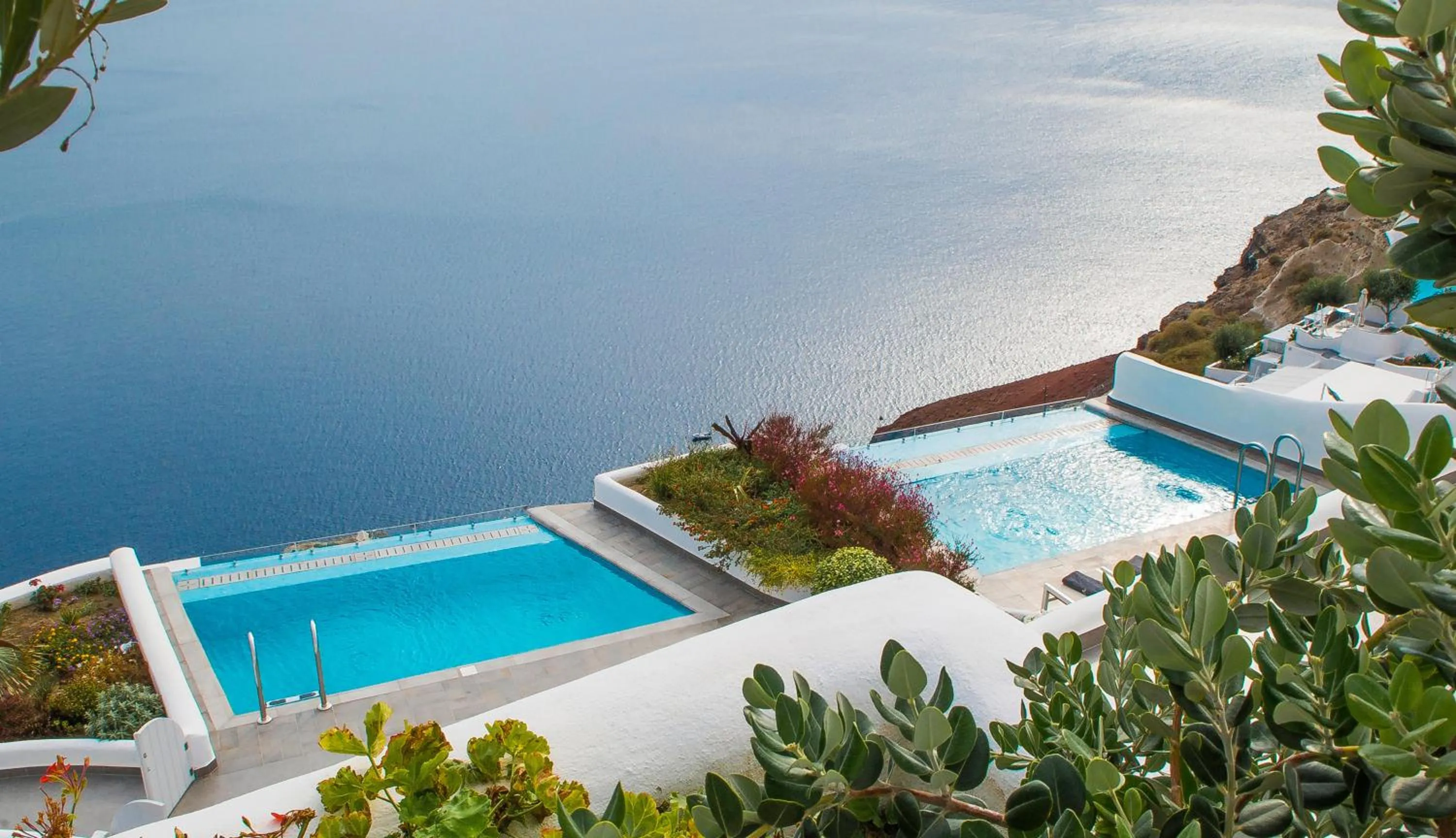 Swimming pool in Santorini Secret Suites & Spa, Small Luxury Hotels of the World