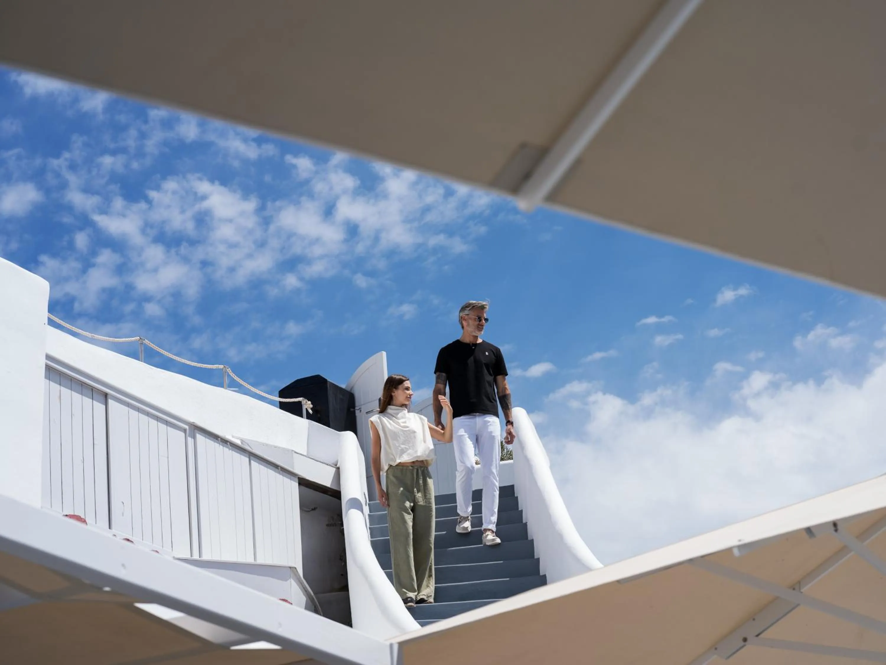 People in Santorini Secret Suites & Spa, Small Luxury Hotels of the World