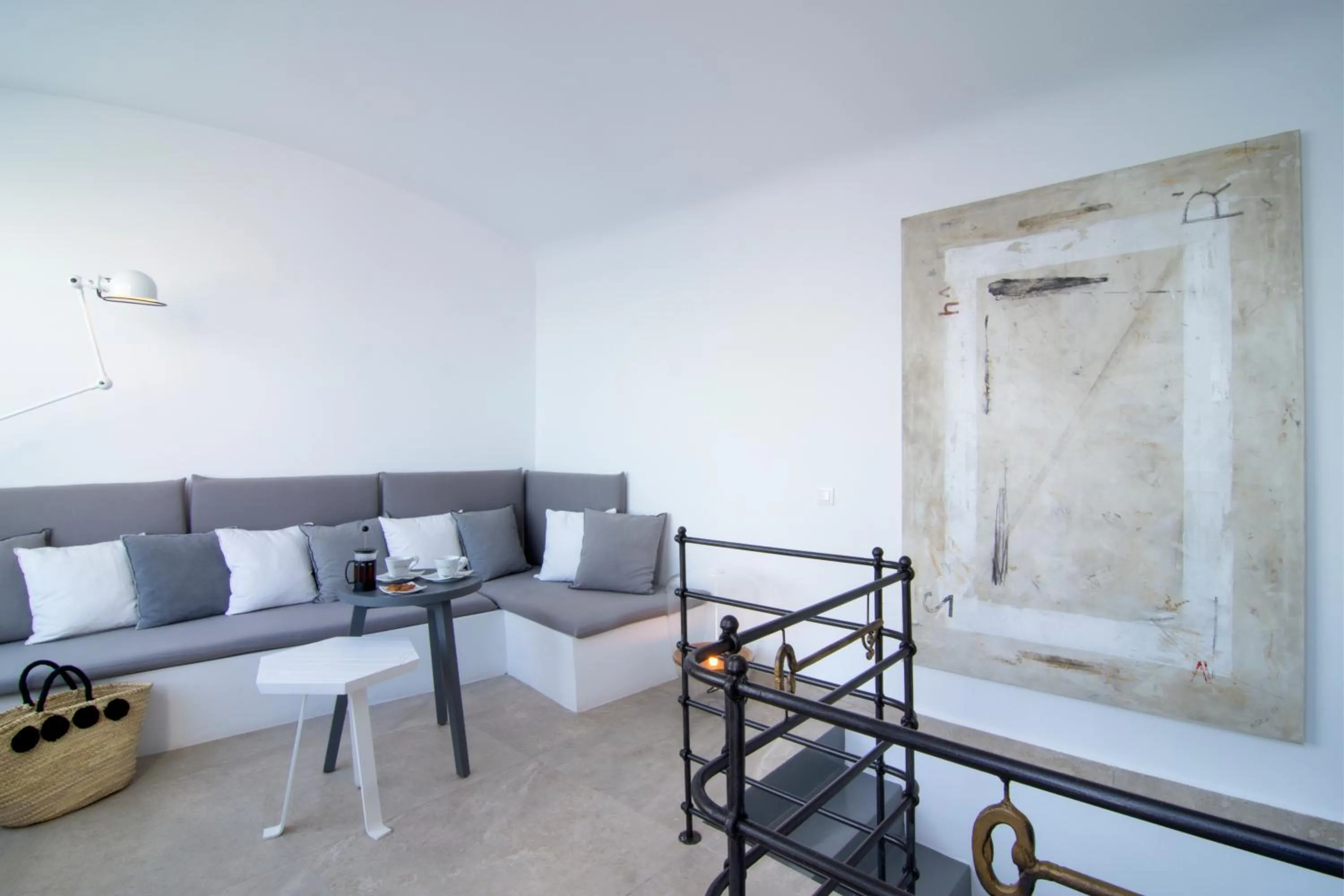 Seating area in Santorini Secret Suites & Spa, Small Luxury Hotels of the World