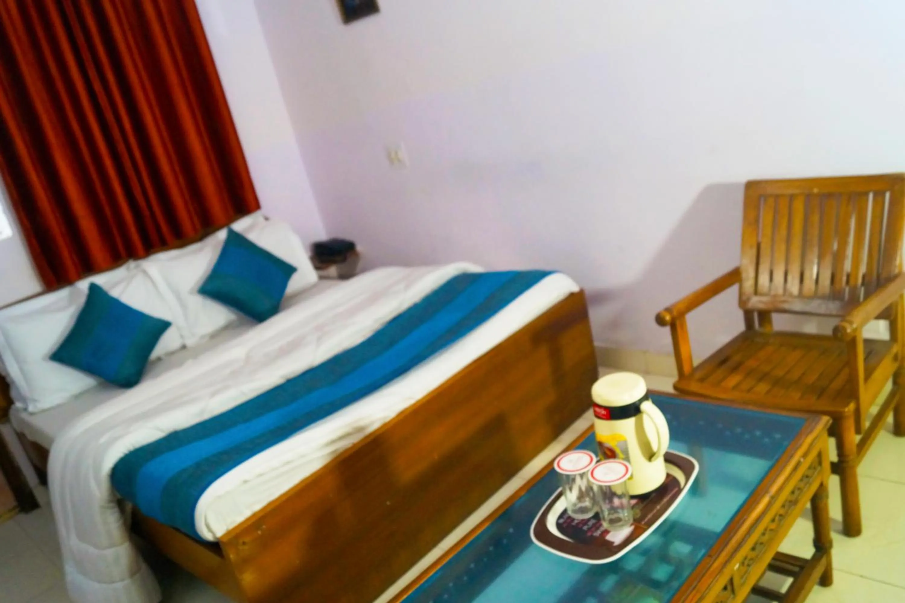 Bed in Hotel Maharaja Continental - New Delhi