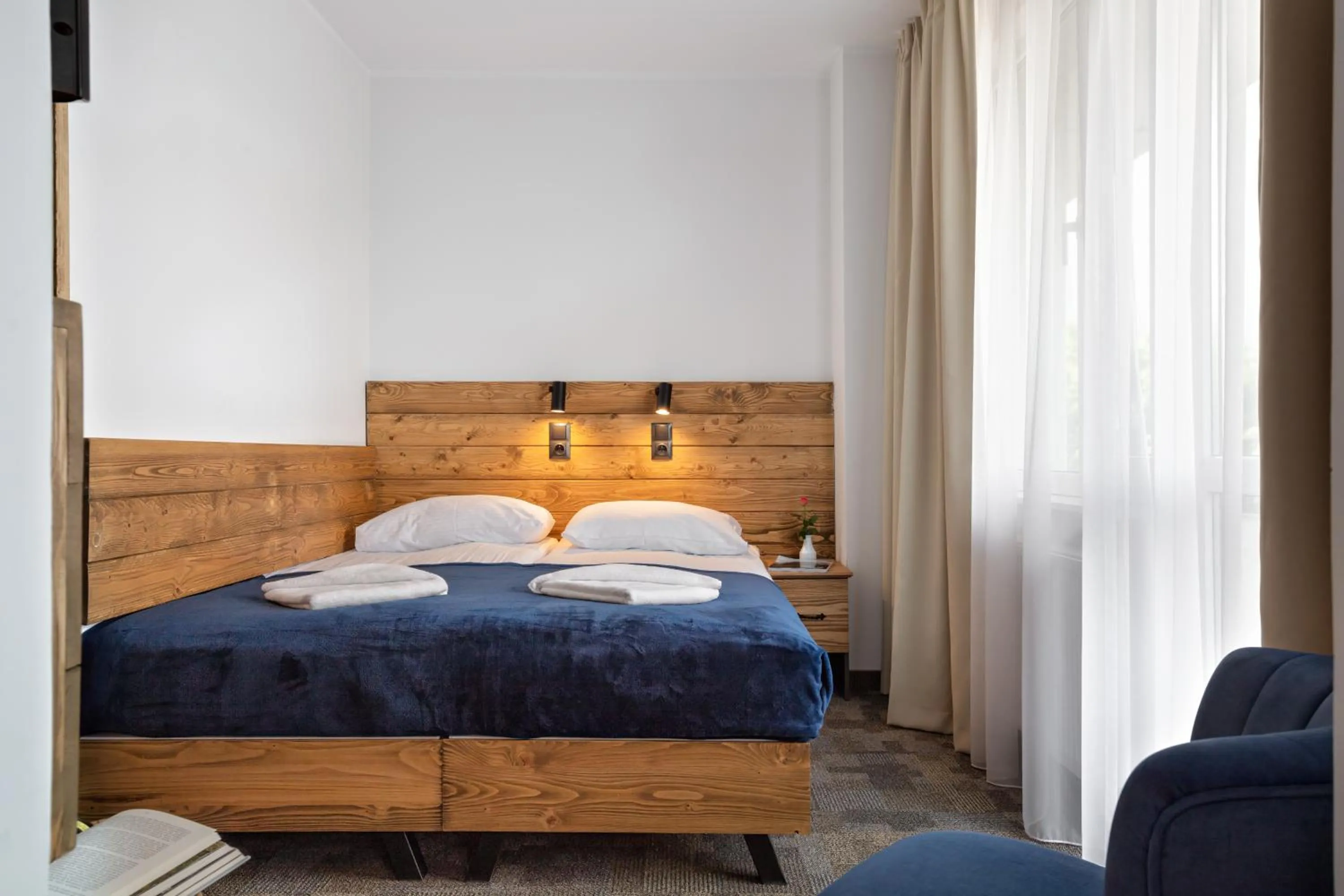 Bed in Hotel Rzemieślnik Zakopane