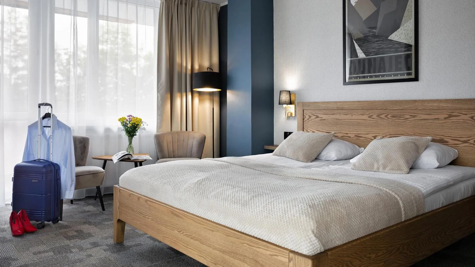 Bed in Hotel Rzemieślnik Zakopane