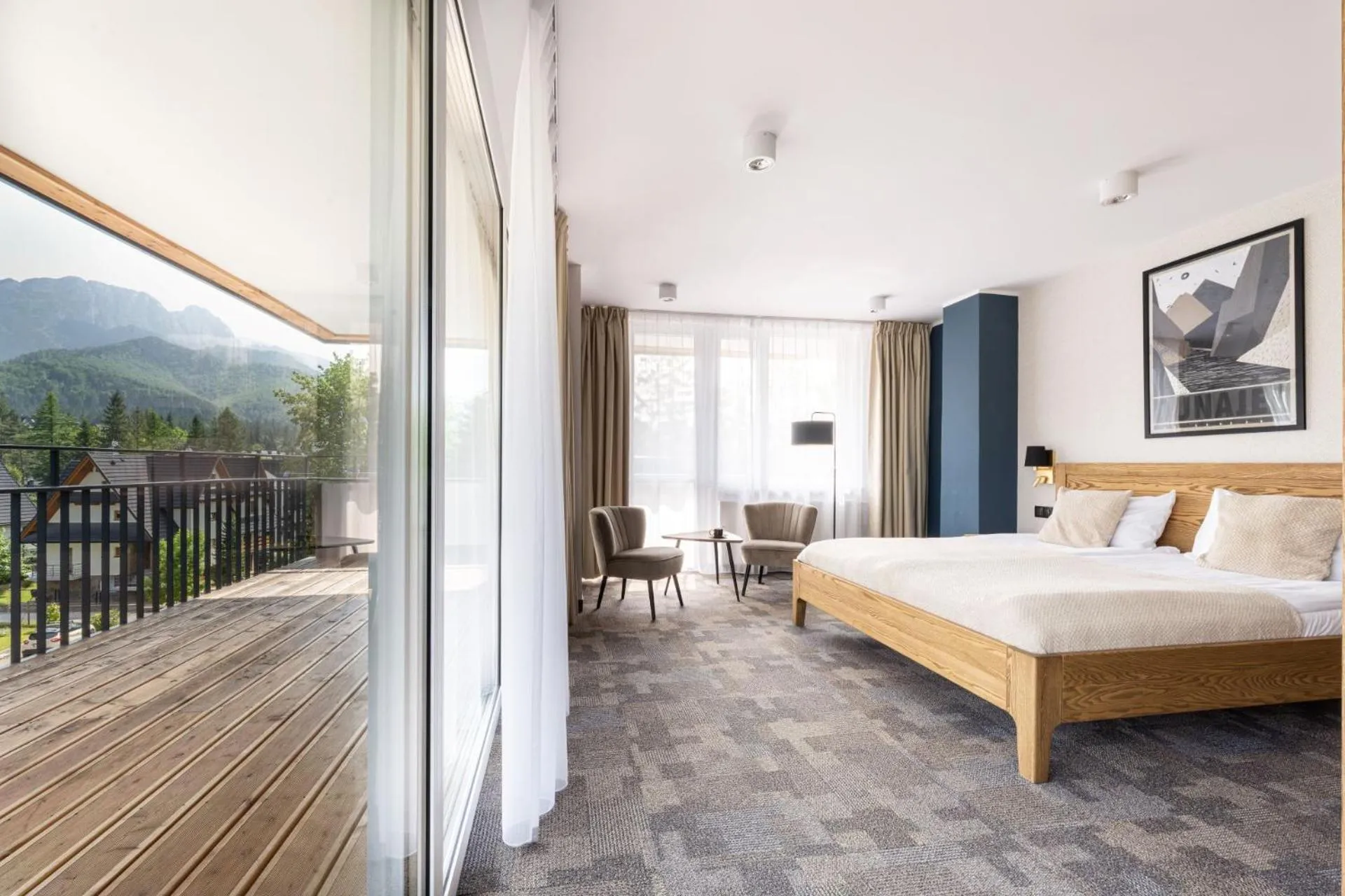 Bed in Hotel Rzemieślnik Zakopane