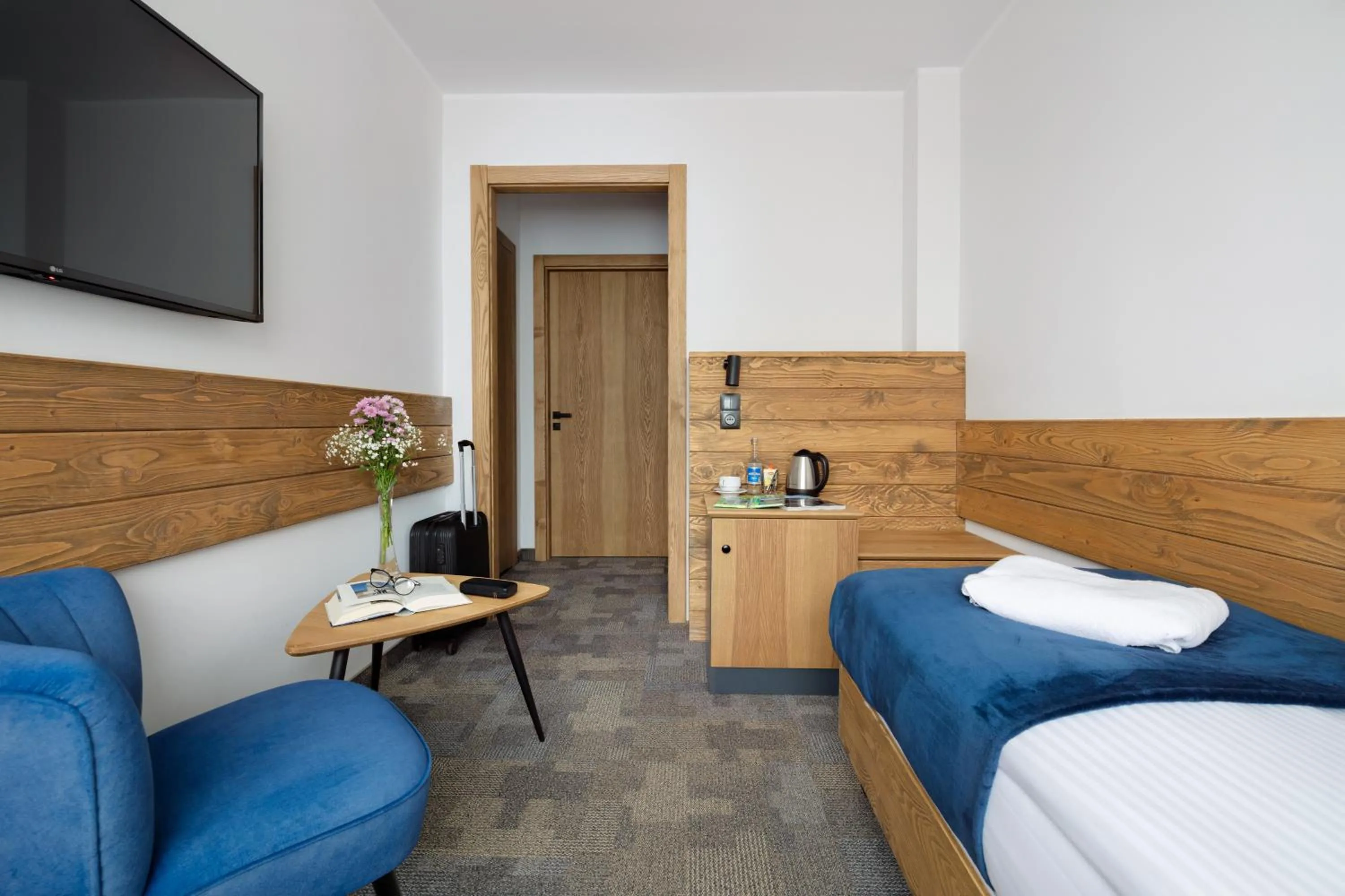 Bed in Hotel Rzemieślnik Zakopane