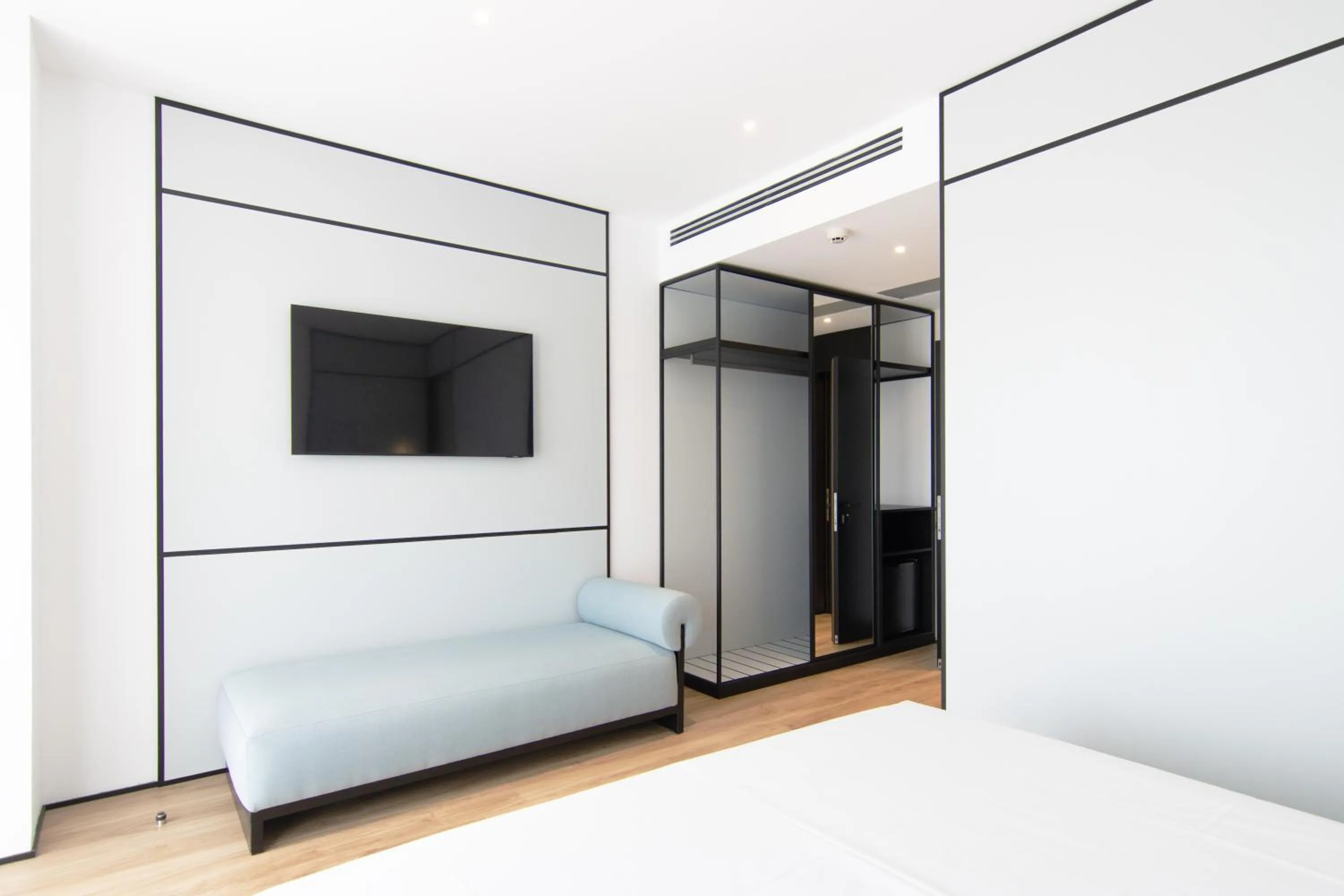 Living room, Bed in Mango Luxury Resorts