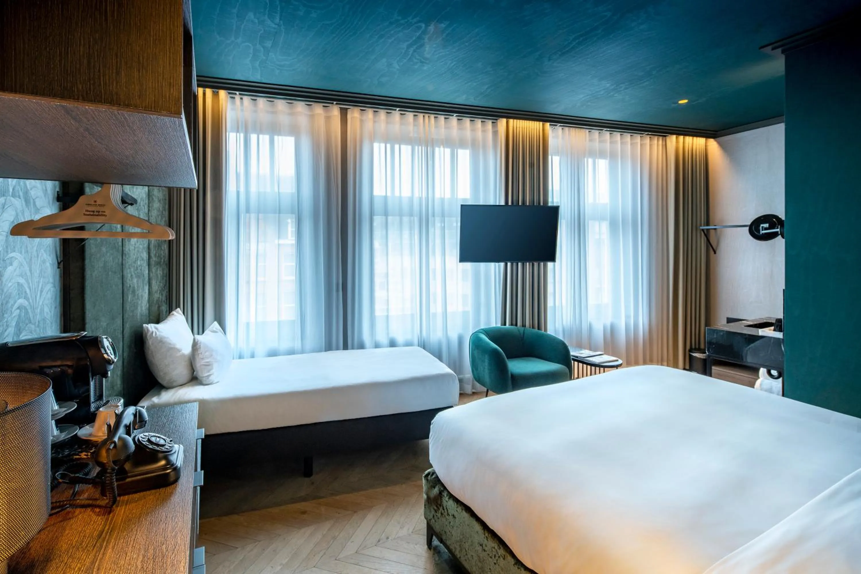 Bedroom, Bed in The Highlander Amsterdam