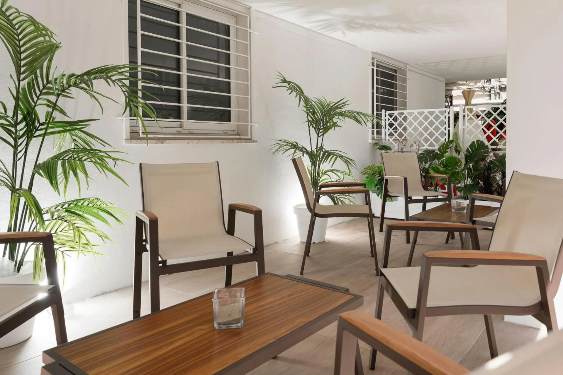 Patio in Hotel Rondinella e Viola