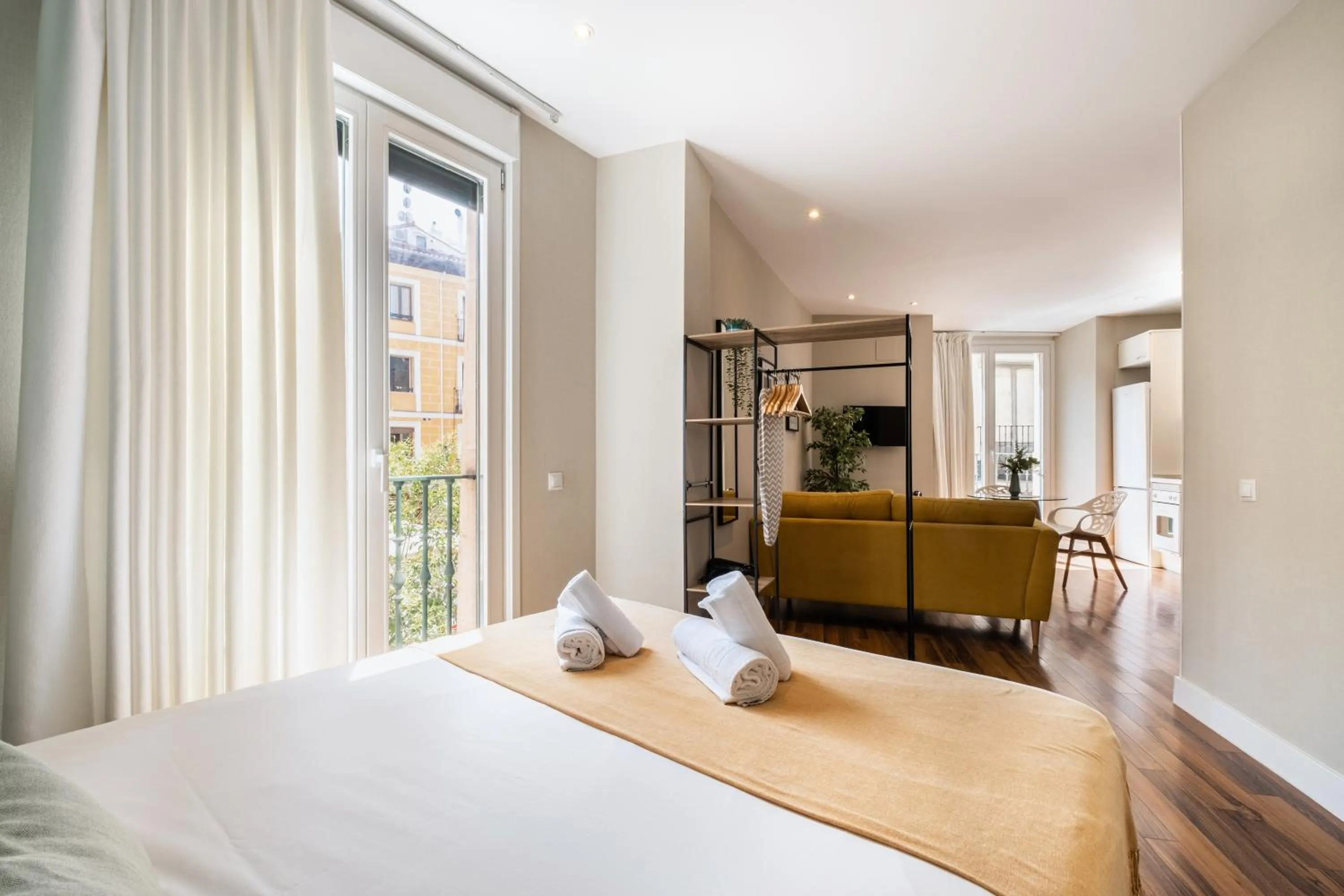 Bed in Apartamentos Cruz