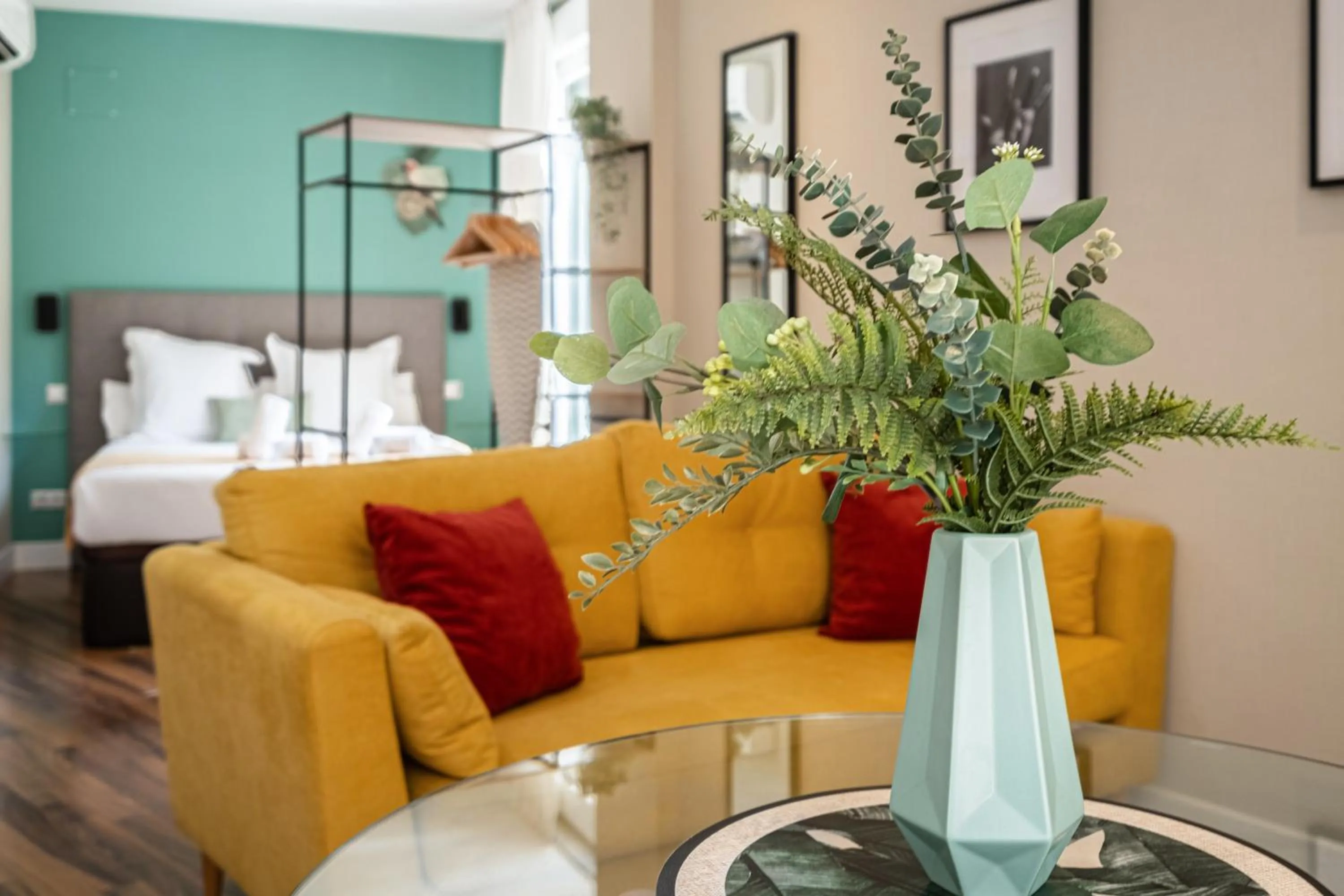 Living room in Apartamentos Cruz