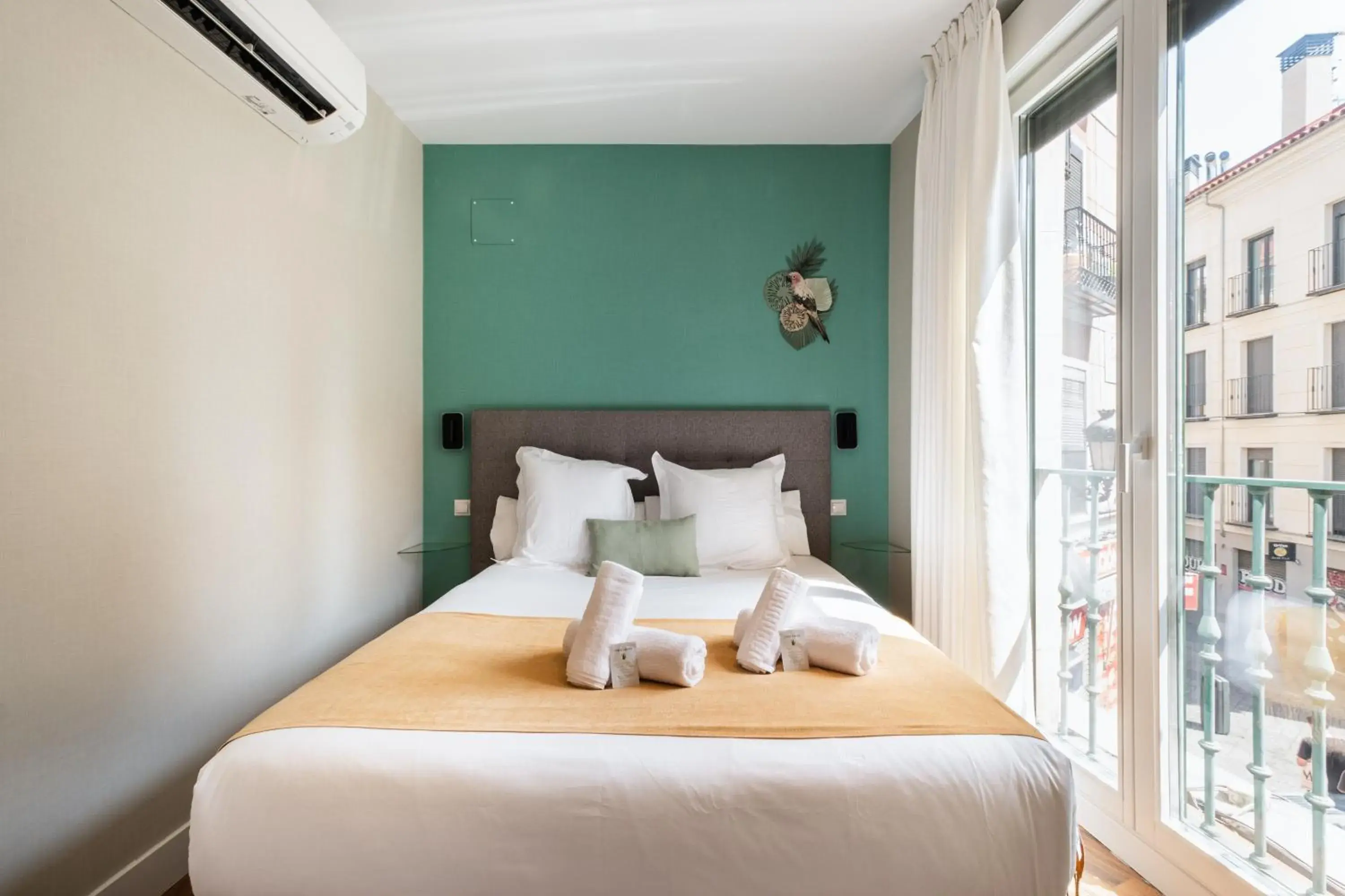 Bed in Apartamentos Cruz