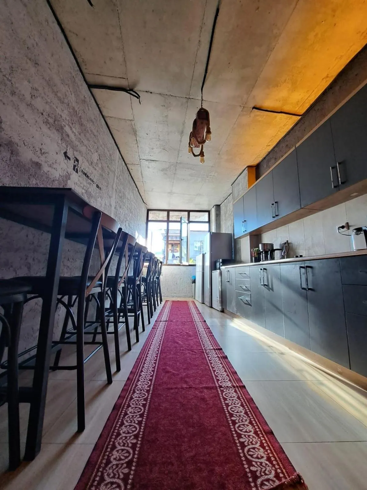 Kitchen or kitchenette in Karvi Hostel