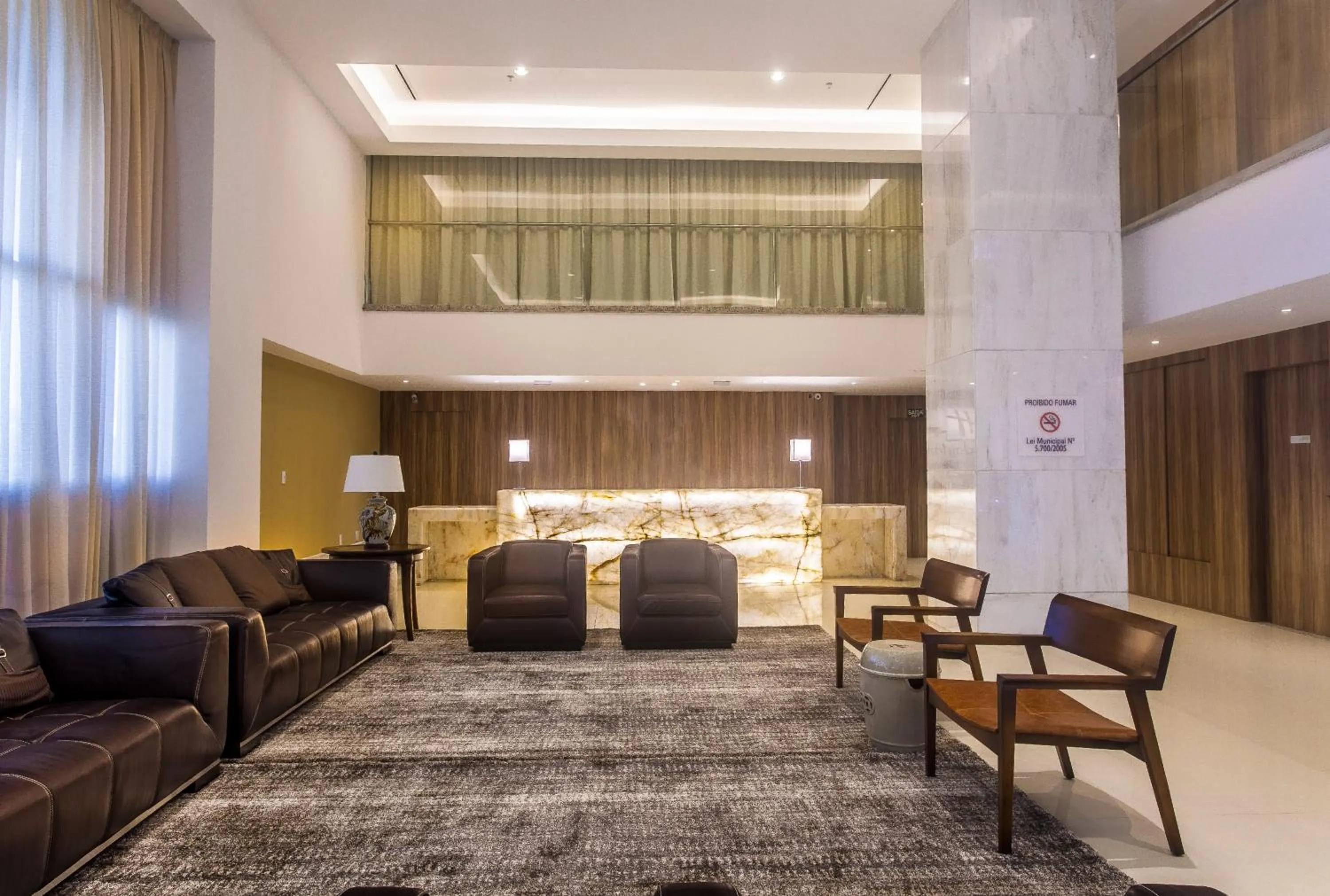 Lobby or reception in Praiamar Arena