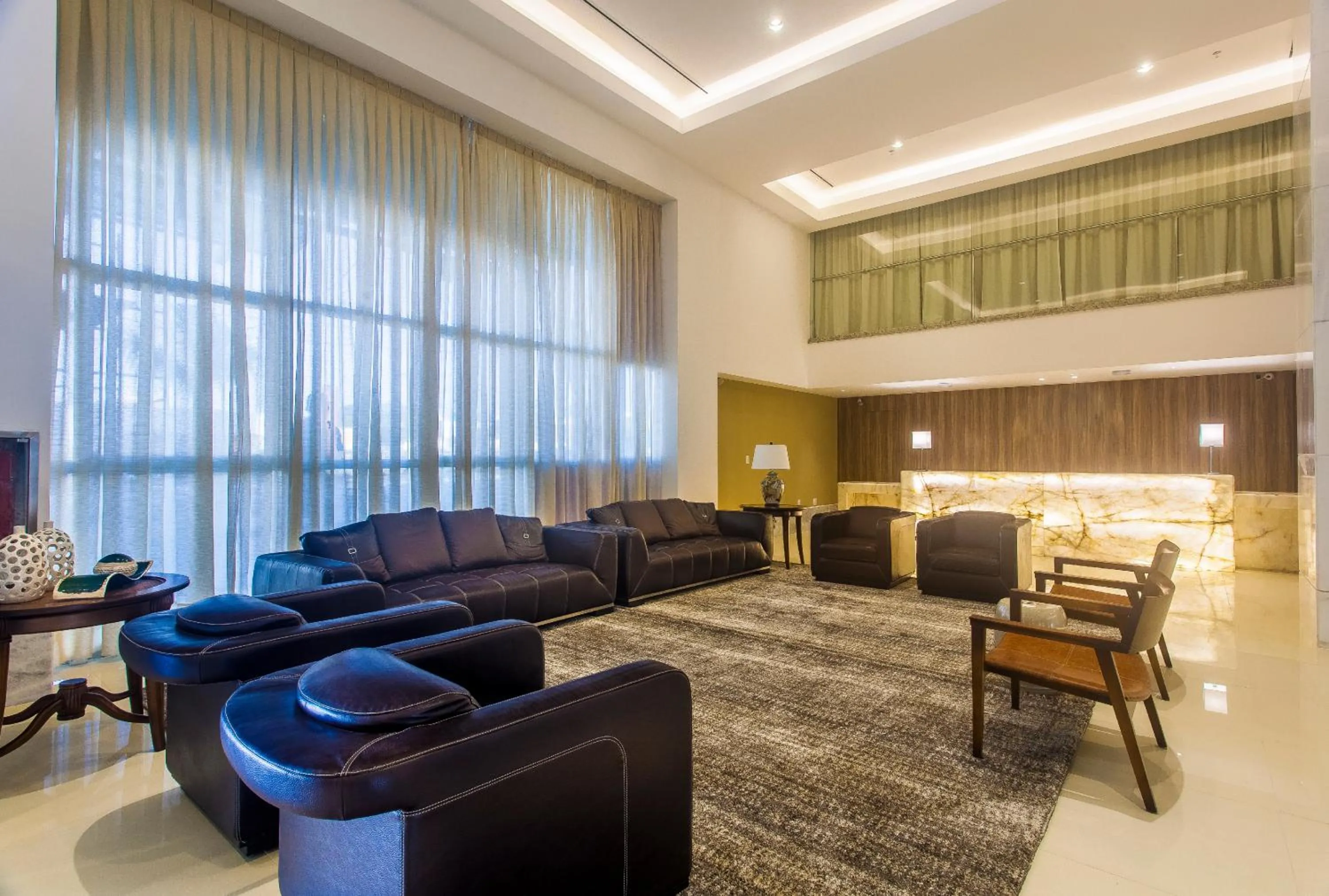 Lobby or reception in Praiamar Arena