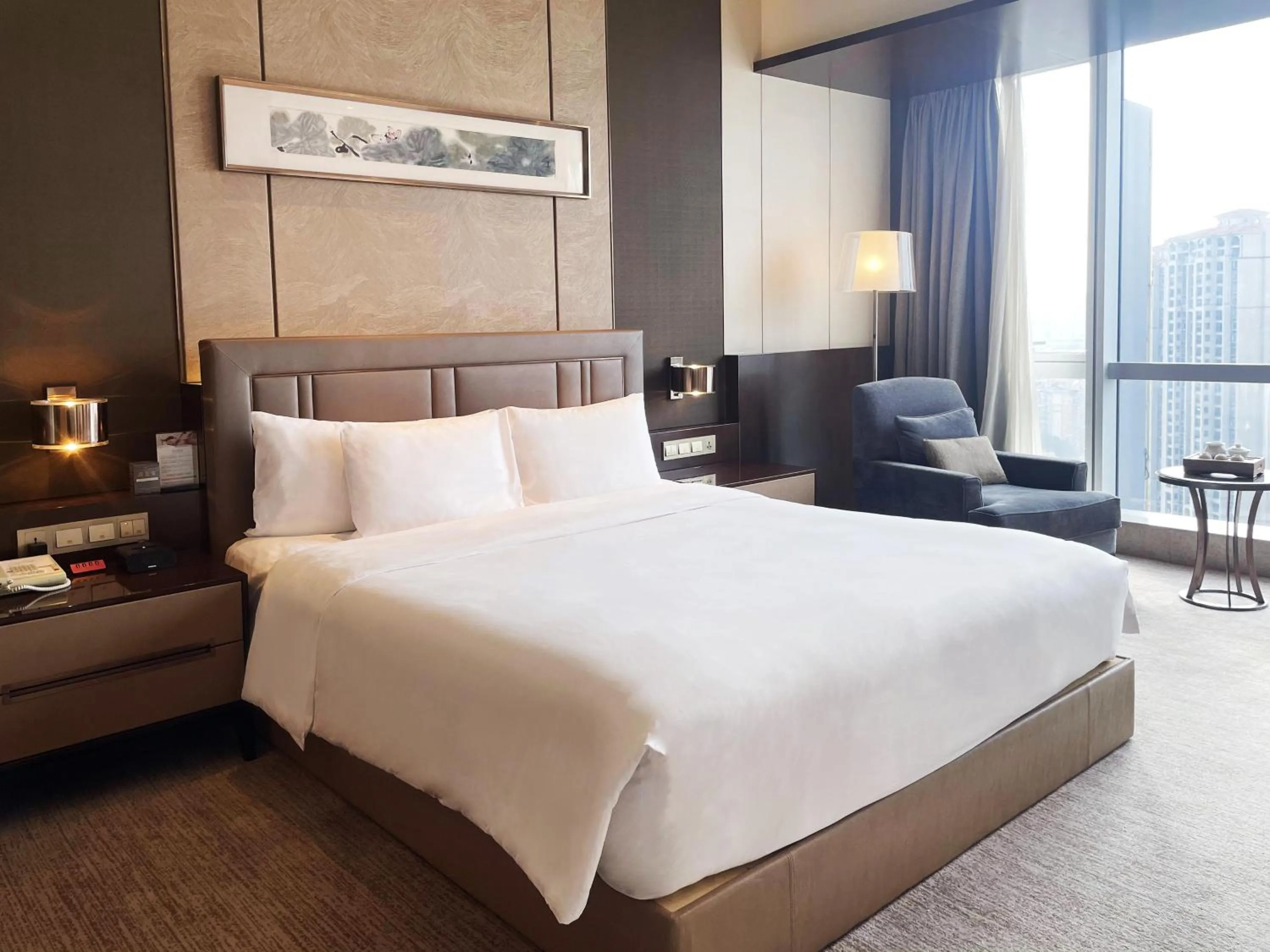 Bed in Crowne Plaza Zhangzhou by IHG