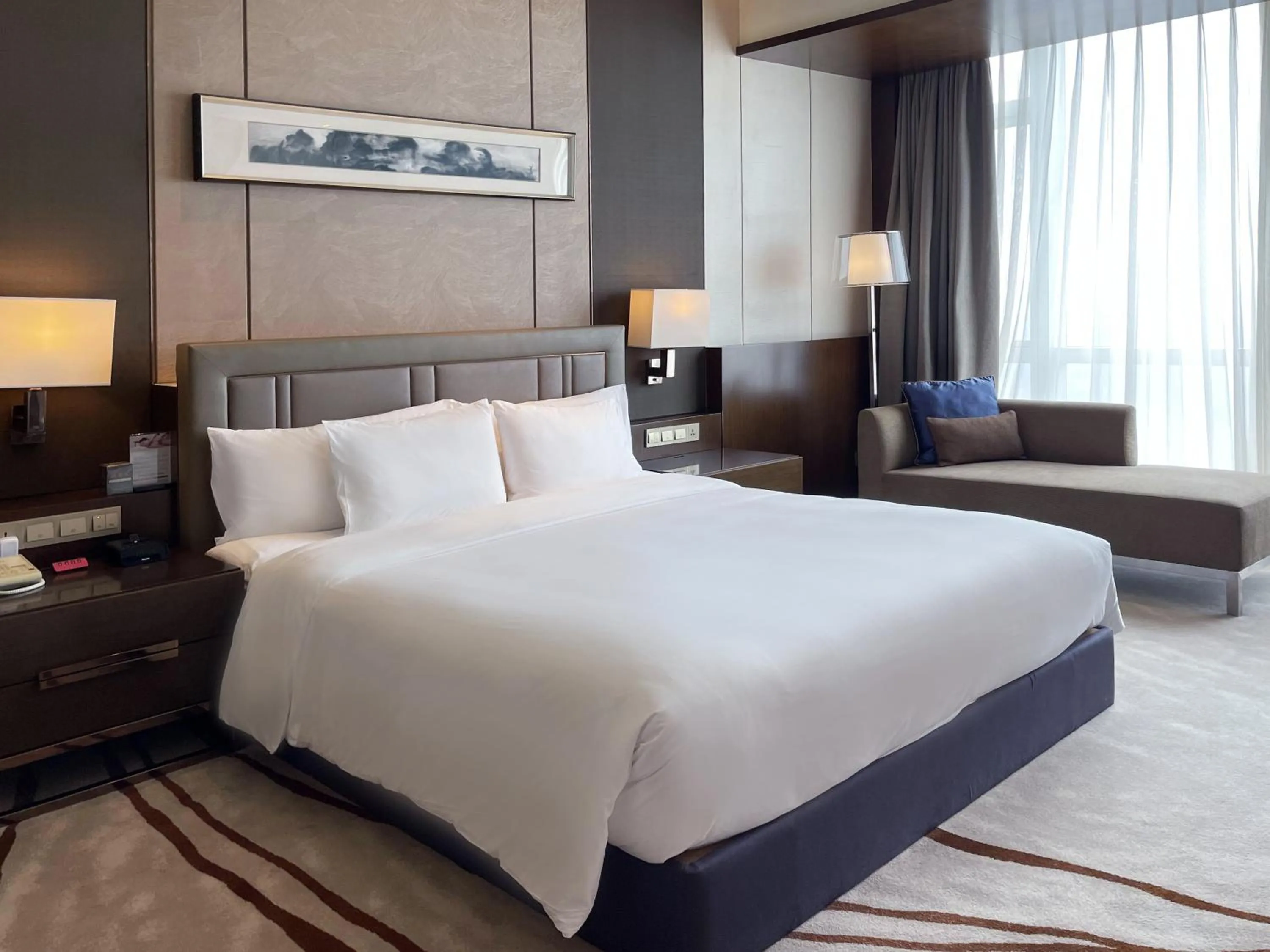 Bed in Crowne Plaza Zhangzhou by IHG