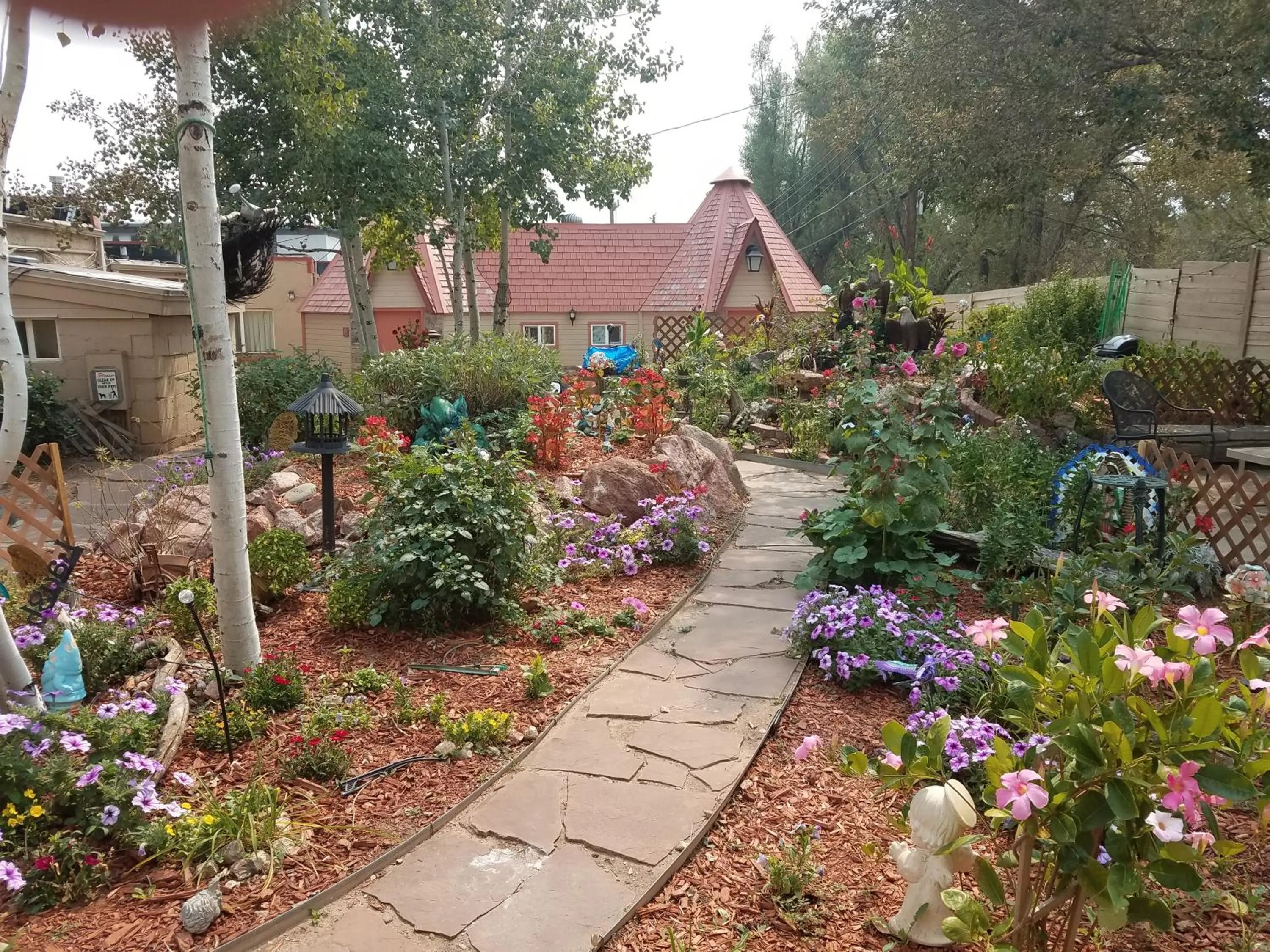 Garden in True North Motel