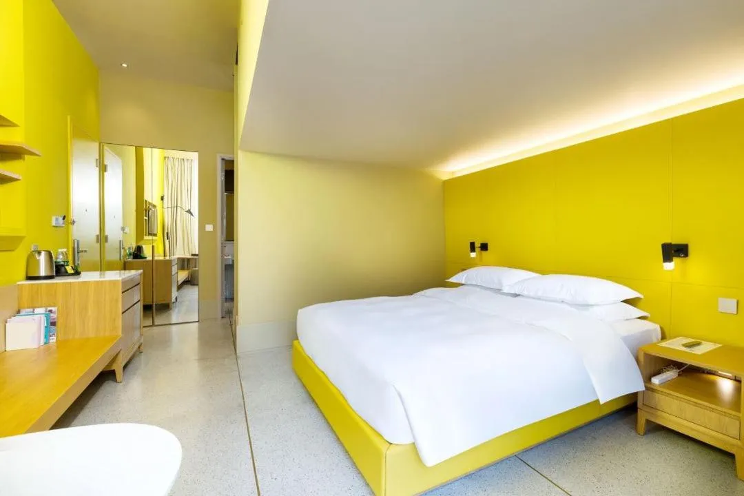 Bed in SongShan Lake PingShang Serviced Hotel