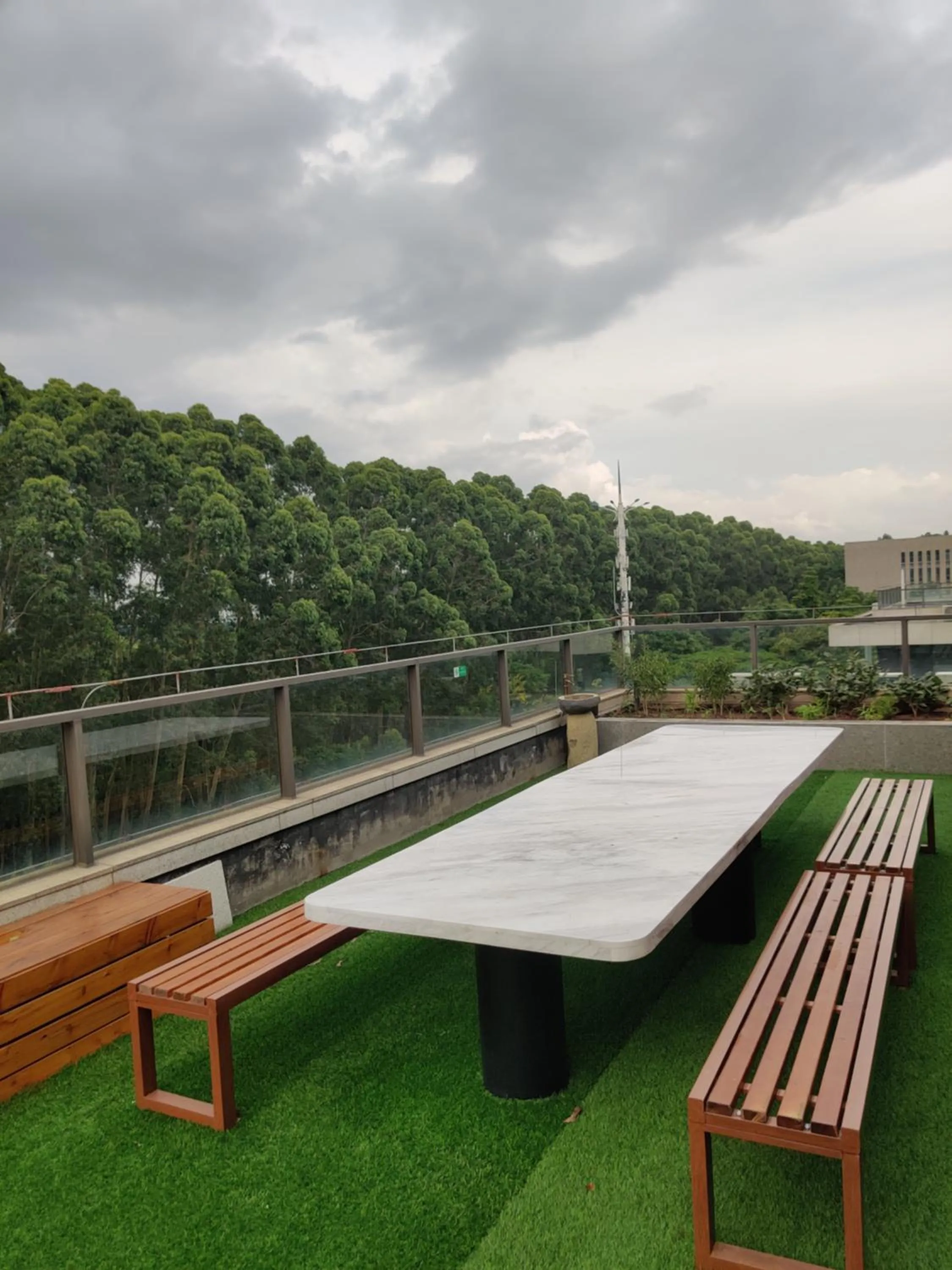 Balcony/Terrace in SongShan Lake PingShang Serviced Hotel