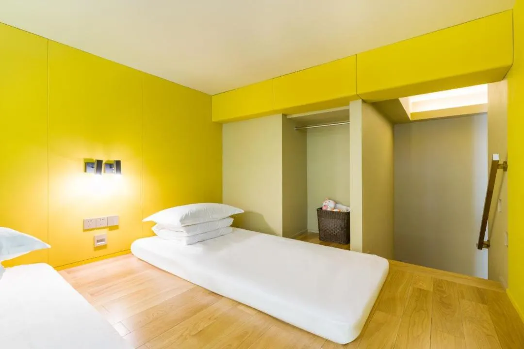 Bed in SongShan Lake PingShang Serviced Hotel