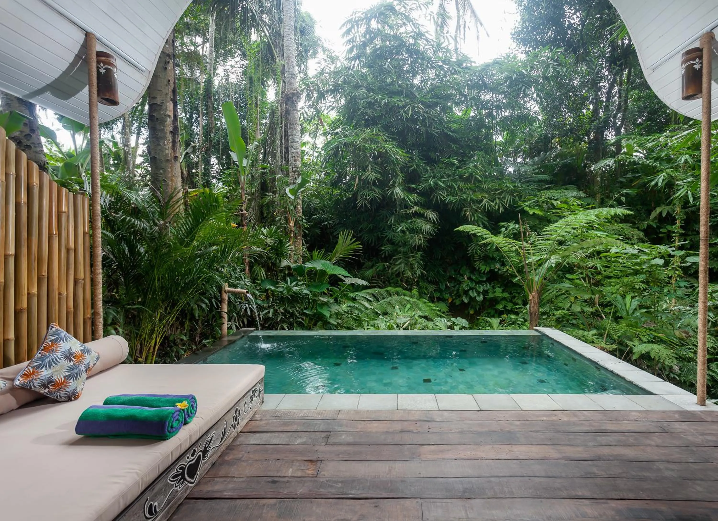 Pool view in Sacred Canyon Ubud by GenuineHost