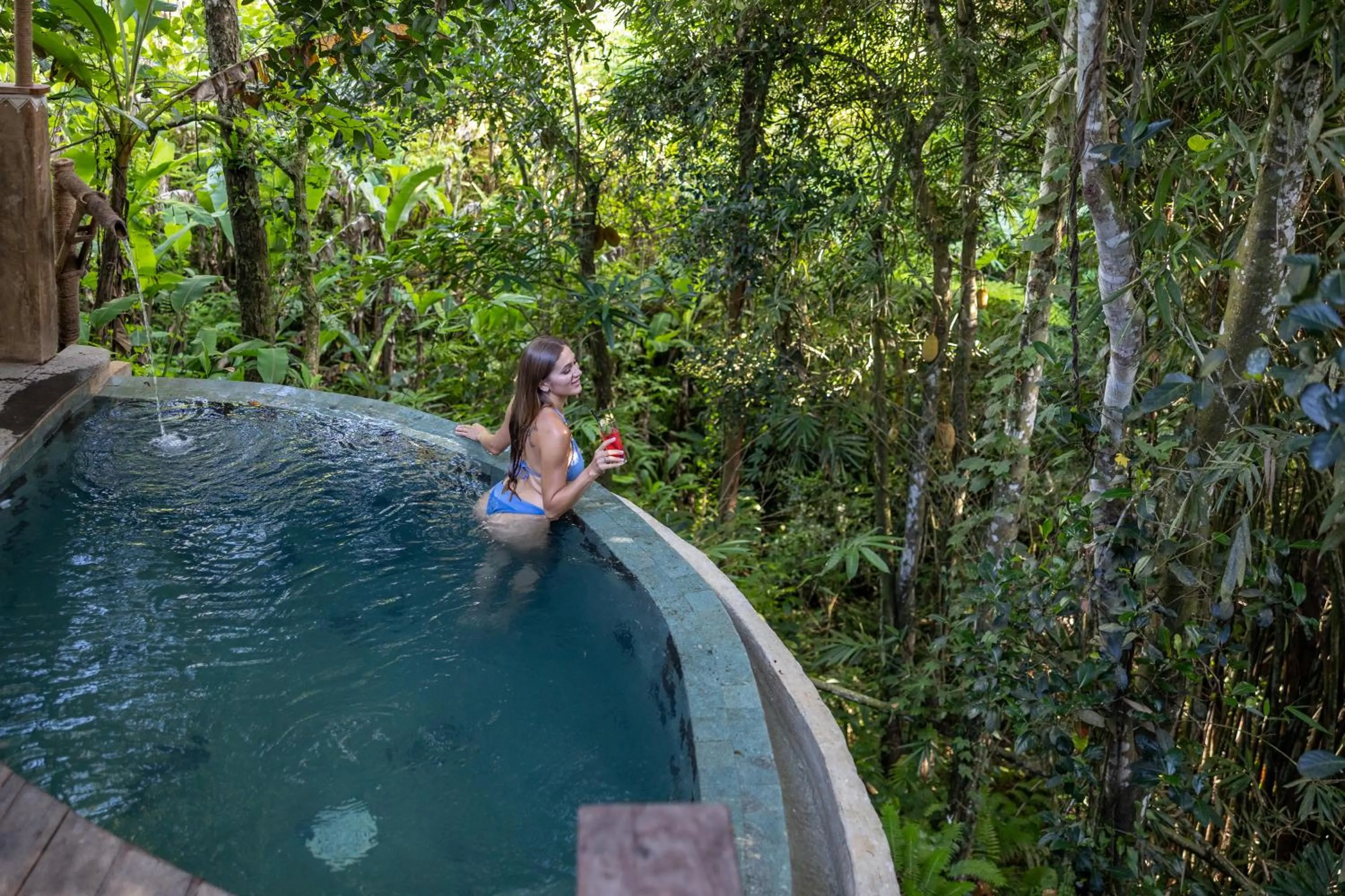 Swimming pool in Sacred Canyon Ubud by GenuineHost