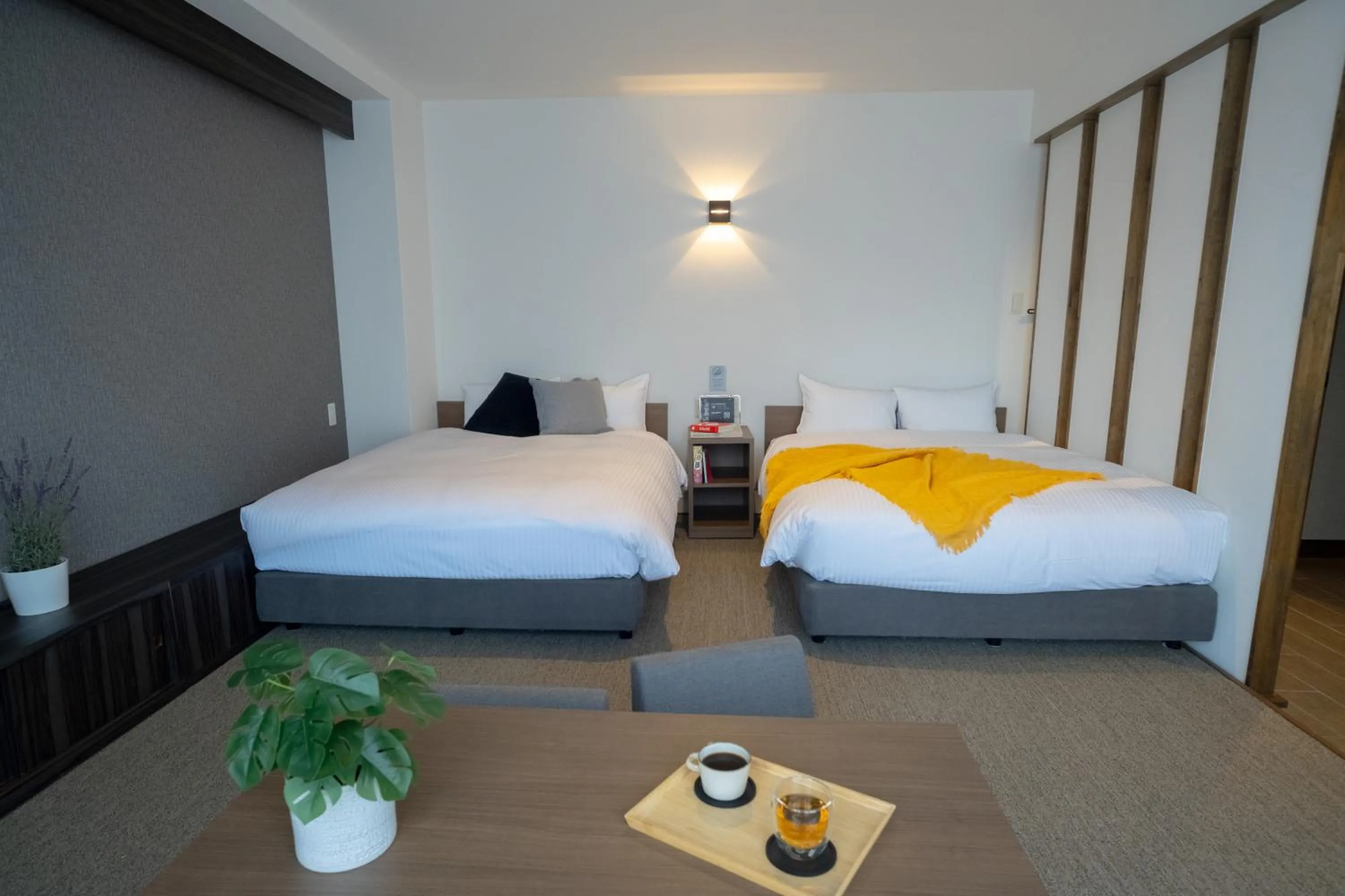 Bed in WAYFARER Shinsaibashi