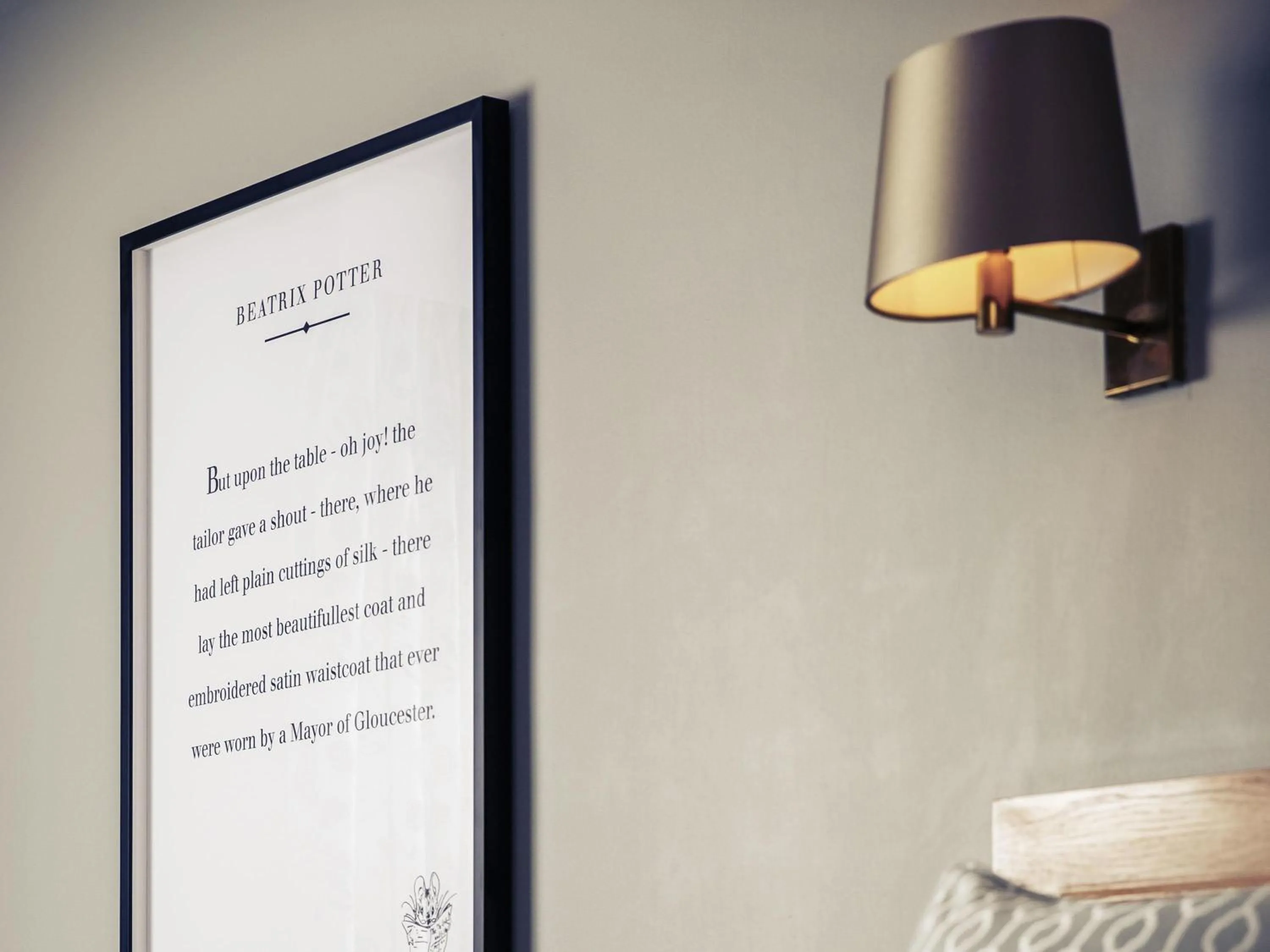 Bedroom, Bed in Mercure Gloucester Bowden Hall Hotel