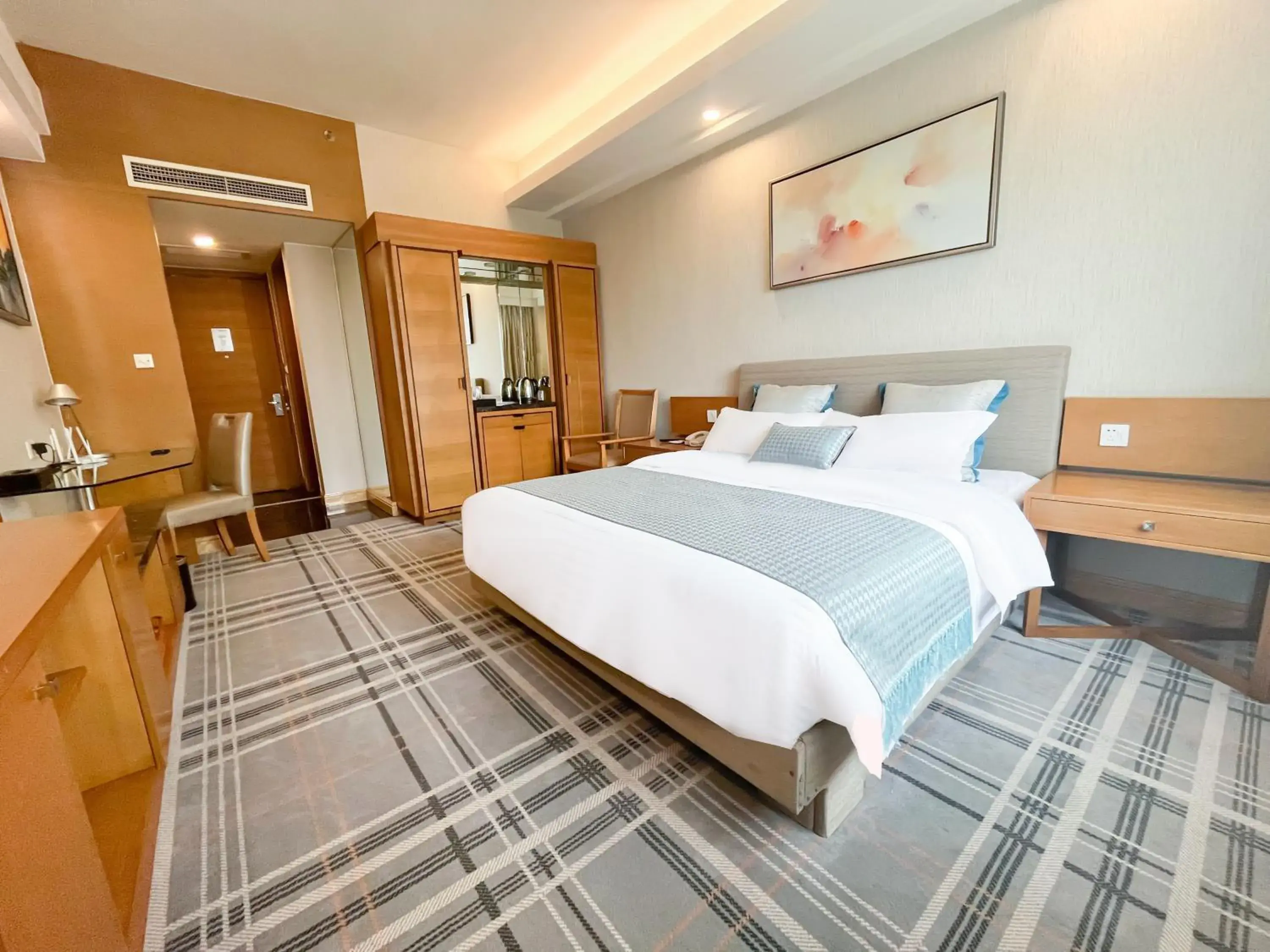 Bed in Jinrui Sunshine Hotel Pengzhou Bed in Jinrui Sunshine Hotel Pengzhou