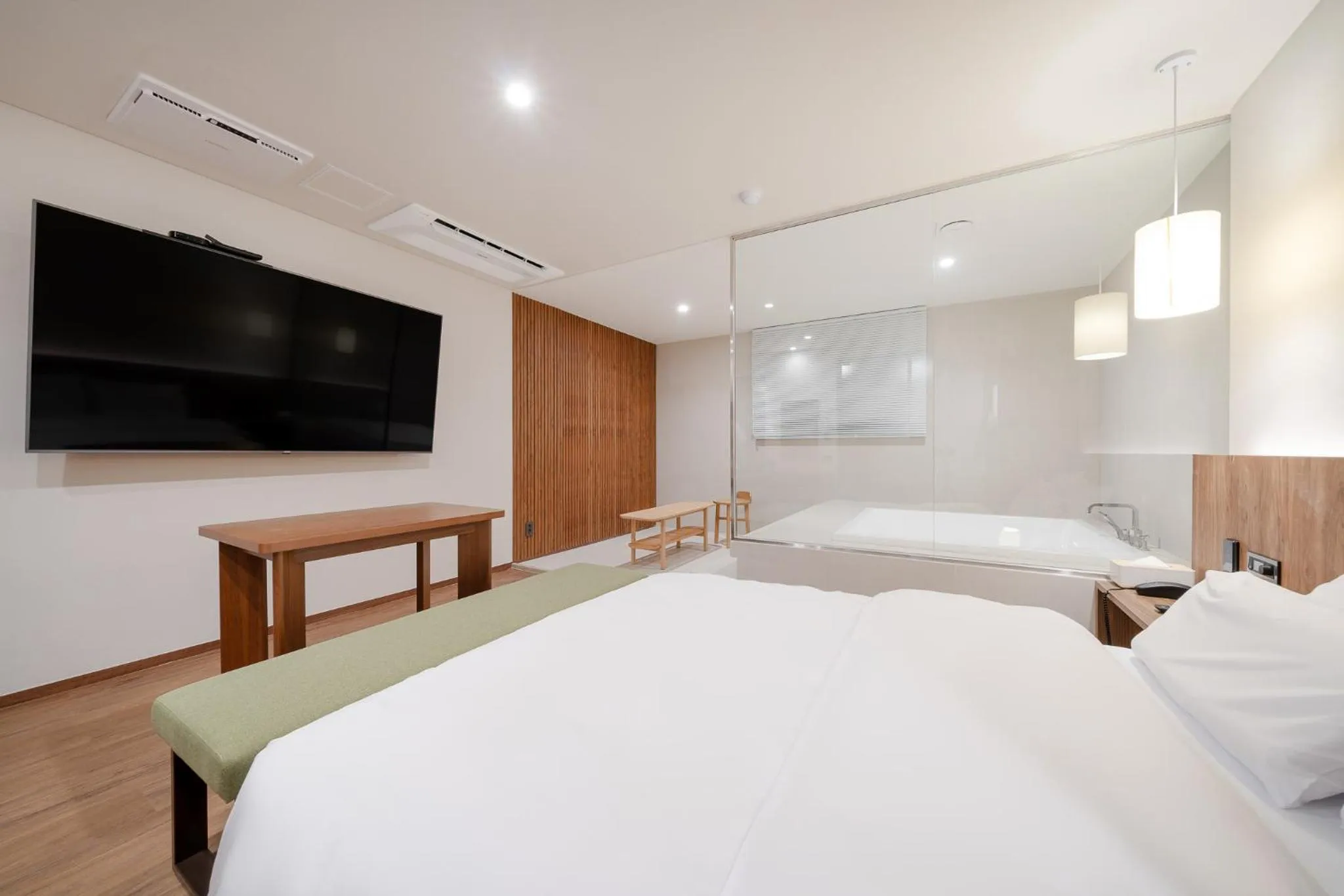 Bed in Simjak Hotel by Aank